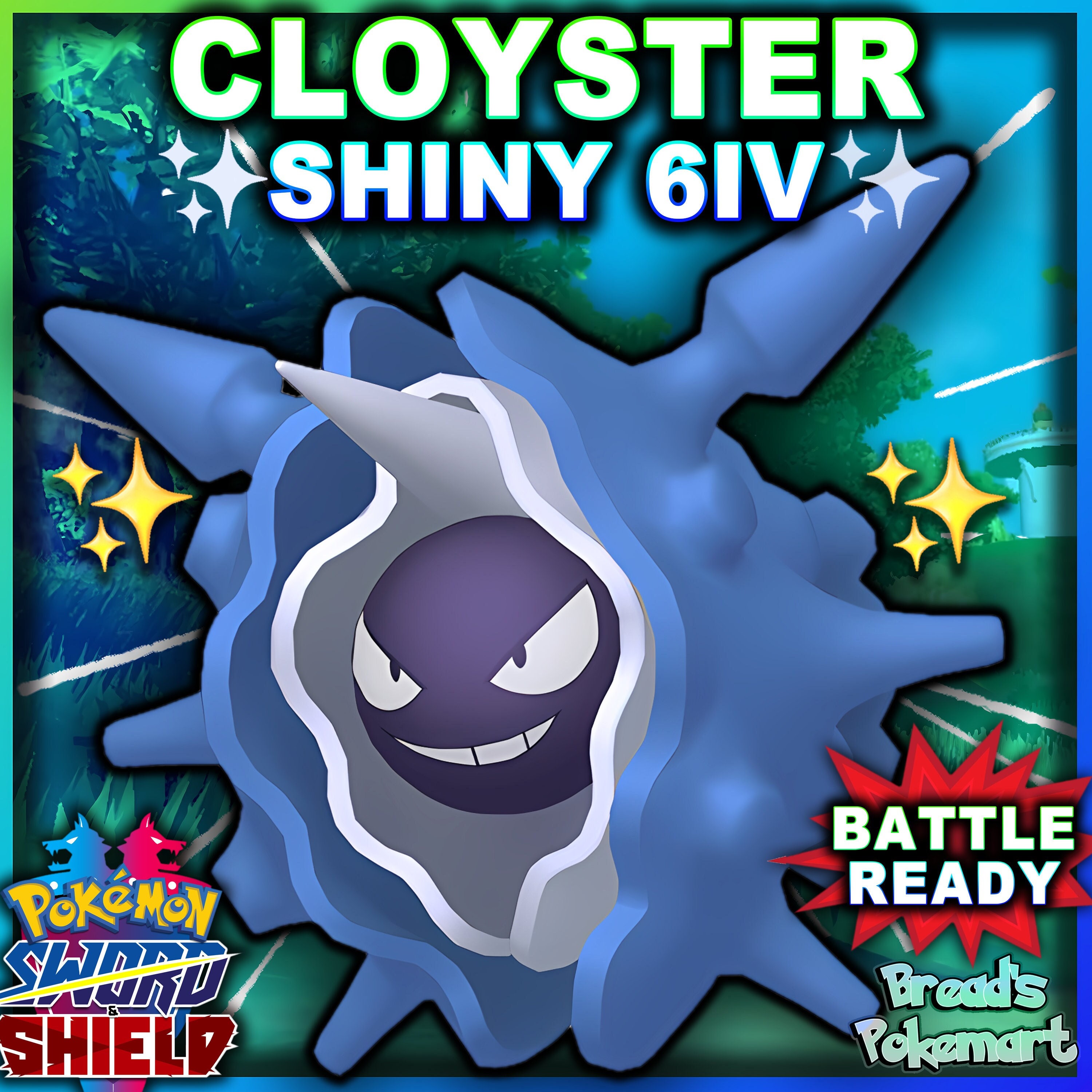 Shiny/non-shiny Shellder/cloyster 6IV Pokémon Scarlet/violet