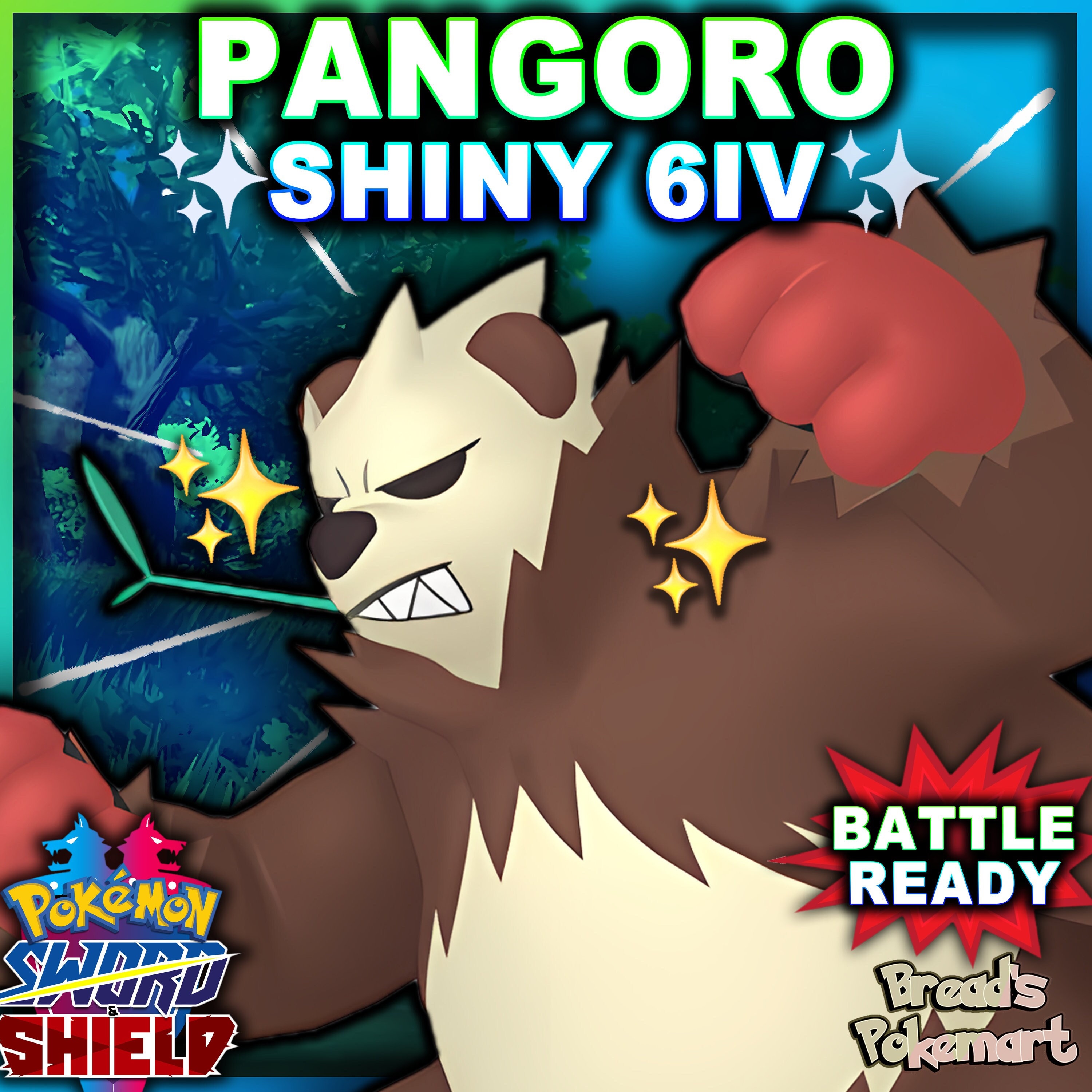 Pokemon Sword and Shield Shiny Ho-Oh 6IV-EV Trained