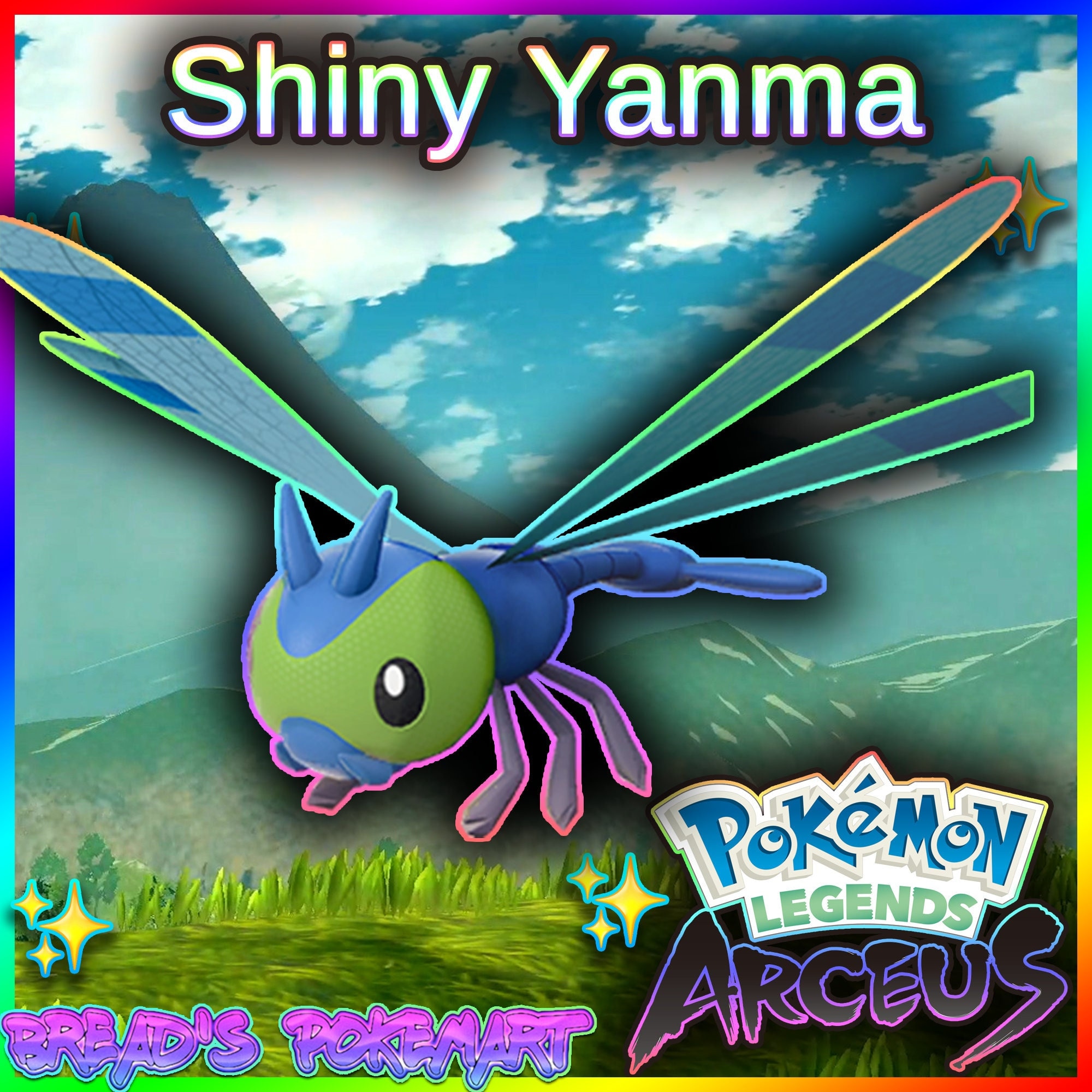 6IV Shiny Yanma Pokemon Brilliant Diamond and Shining Pearl 