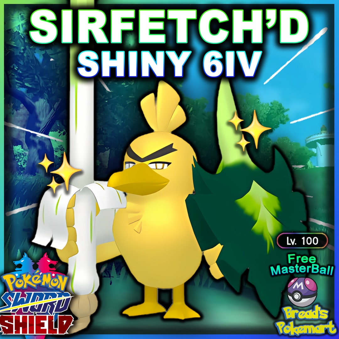 Pokemon Sword and Shield Ash's Sirfetch'd 6IV-EV Trained – Pokemon4Ever