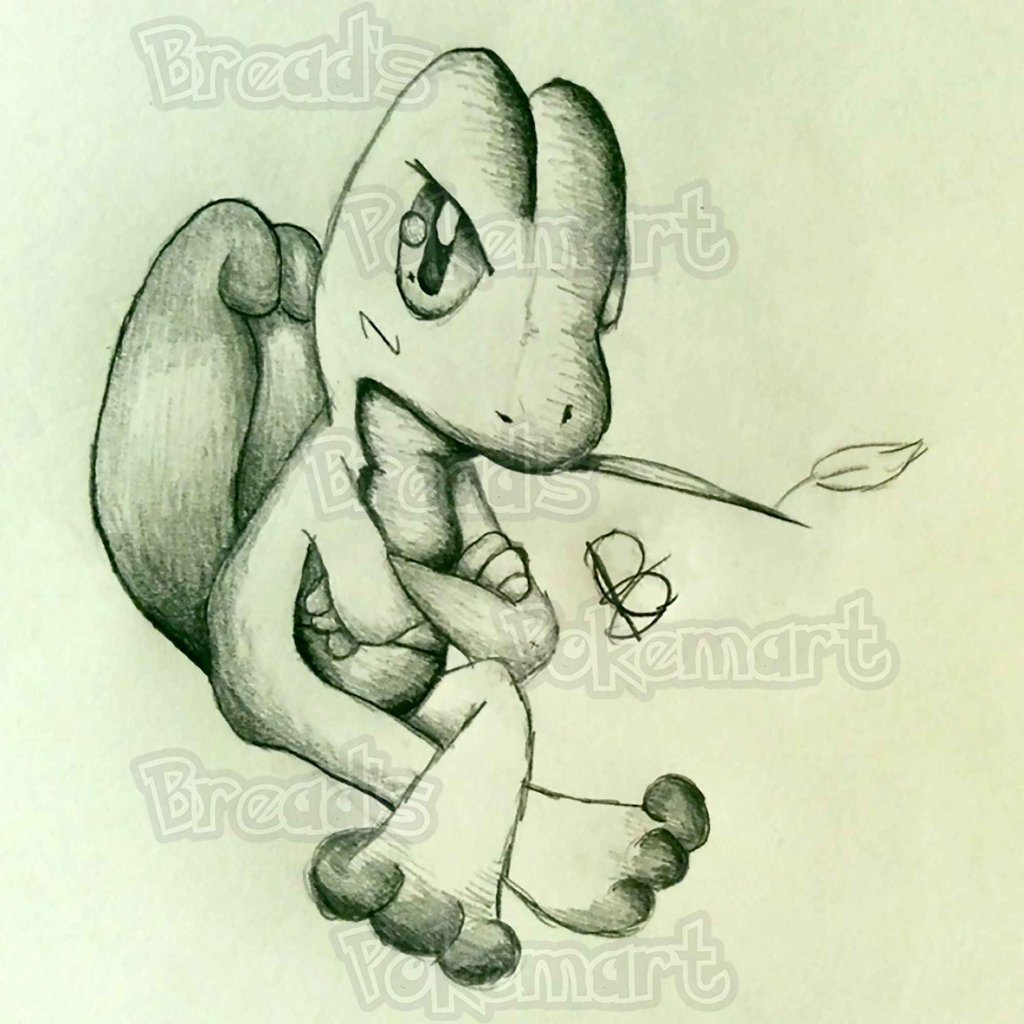 Pokemon Pencil Drawing // Choose ANY Pokemon You Want // Etsy