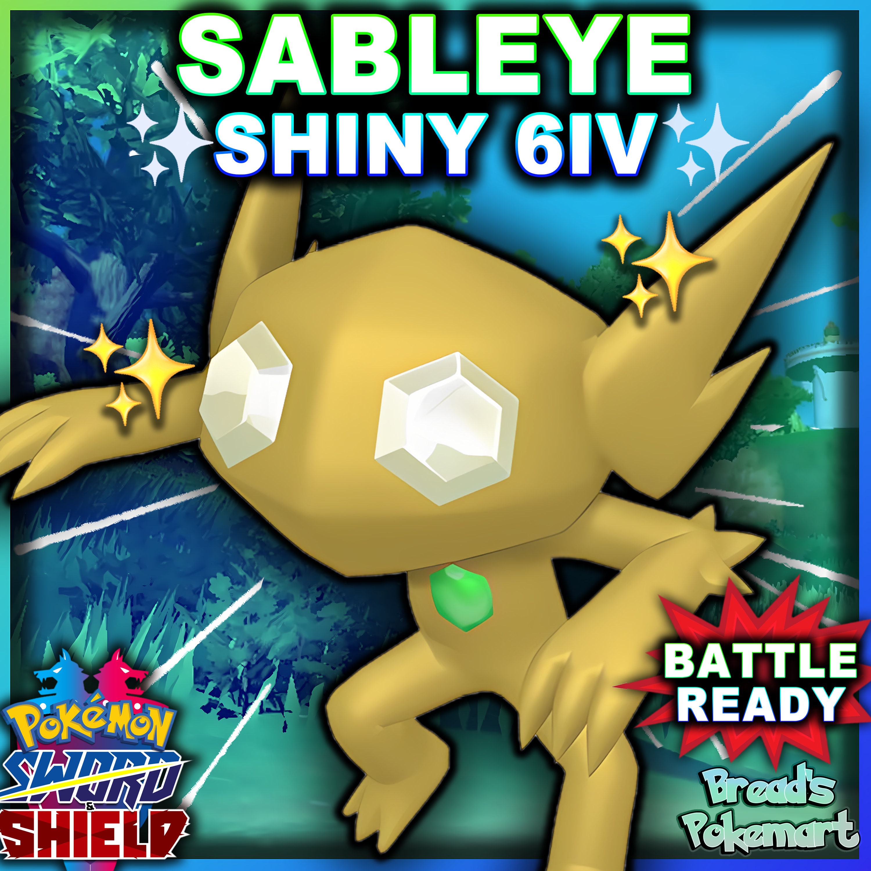 Pokemon Sword And Shield Shiny Rayquaza 6IV Battle Ready Fast Delivery