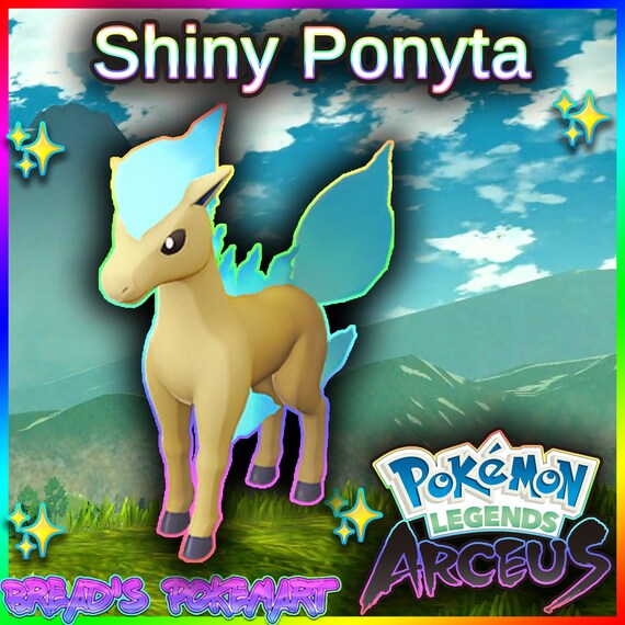 Shiny Rapidash / Pokemon Let's Go / 6IV Pokemon / Shiny Pokemon