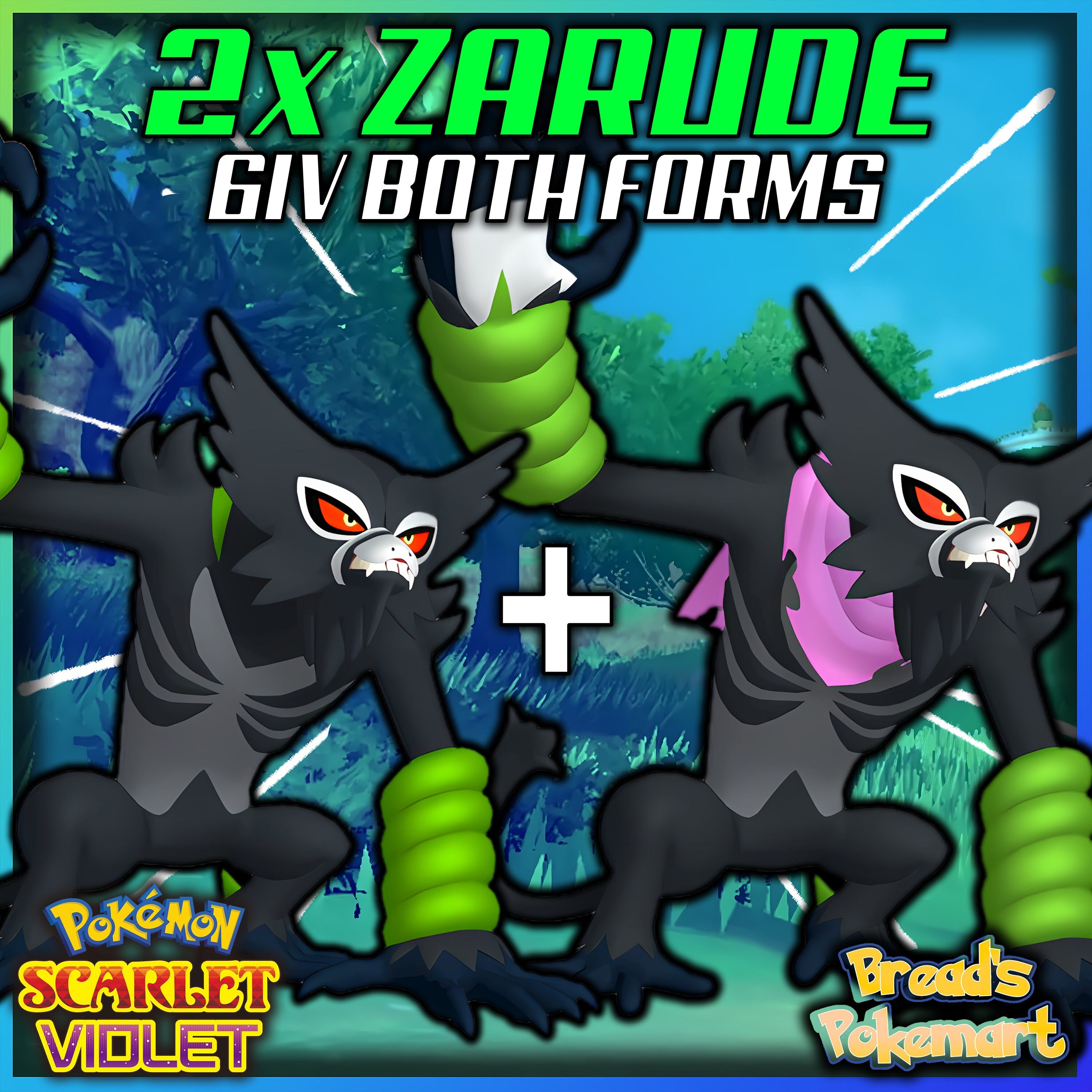 Zarude (6IV, Event, Battle Ready) - Pokemon Sword and Shield