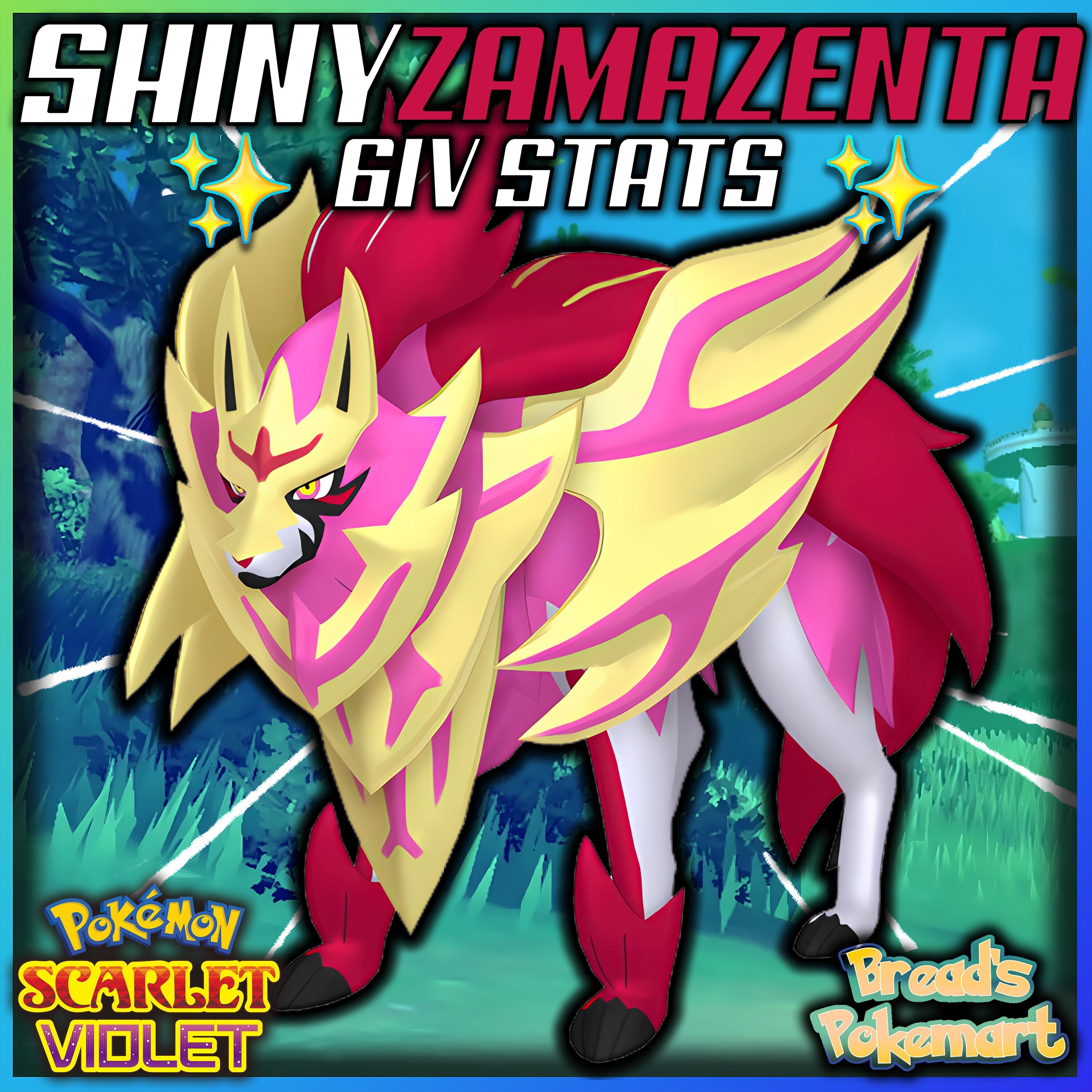 SHINY Zacian – SleepingWolvesArt