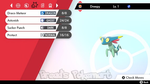 Shiny/non-shiny Dreepy/dragapult 6IV Pokémon Scarlet/violet -  Sweden