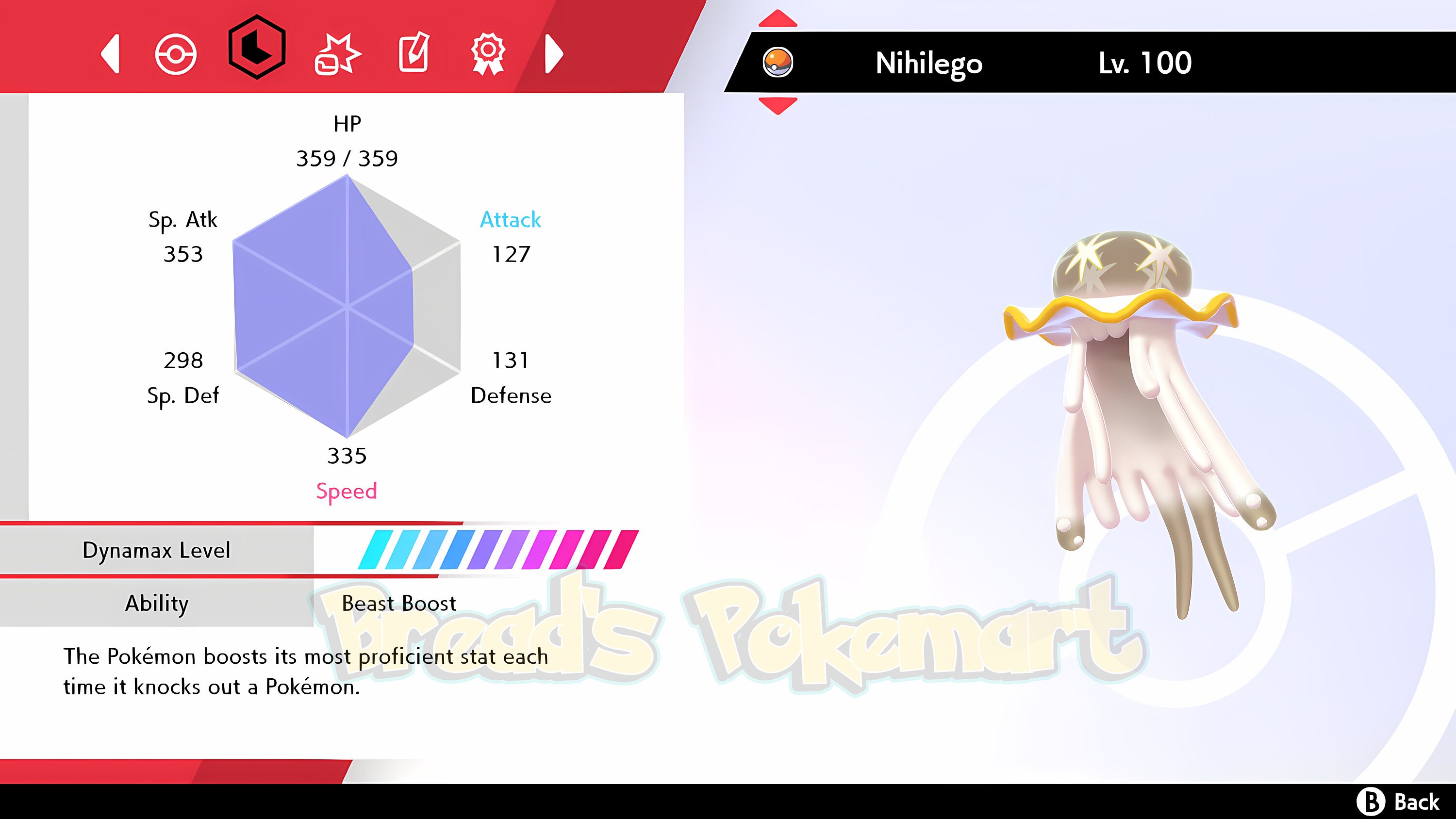 Ultra SHINY 6IV NIHILEGO / Pokemon Sword and Shield / Alolan -  Israel