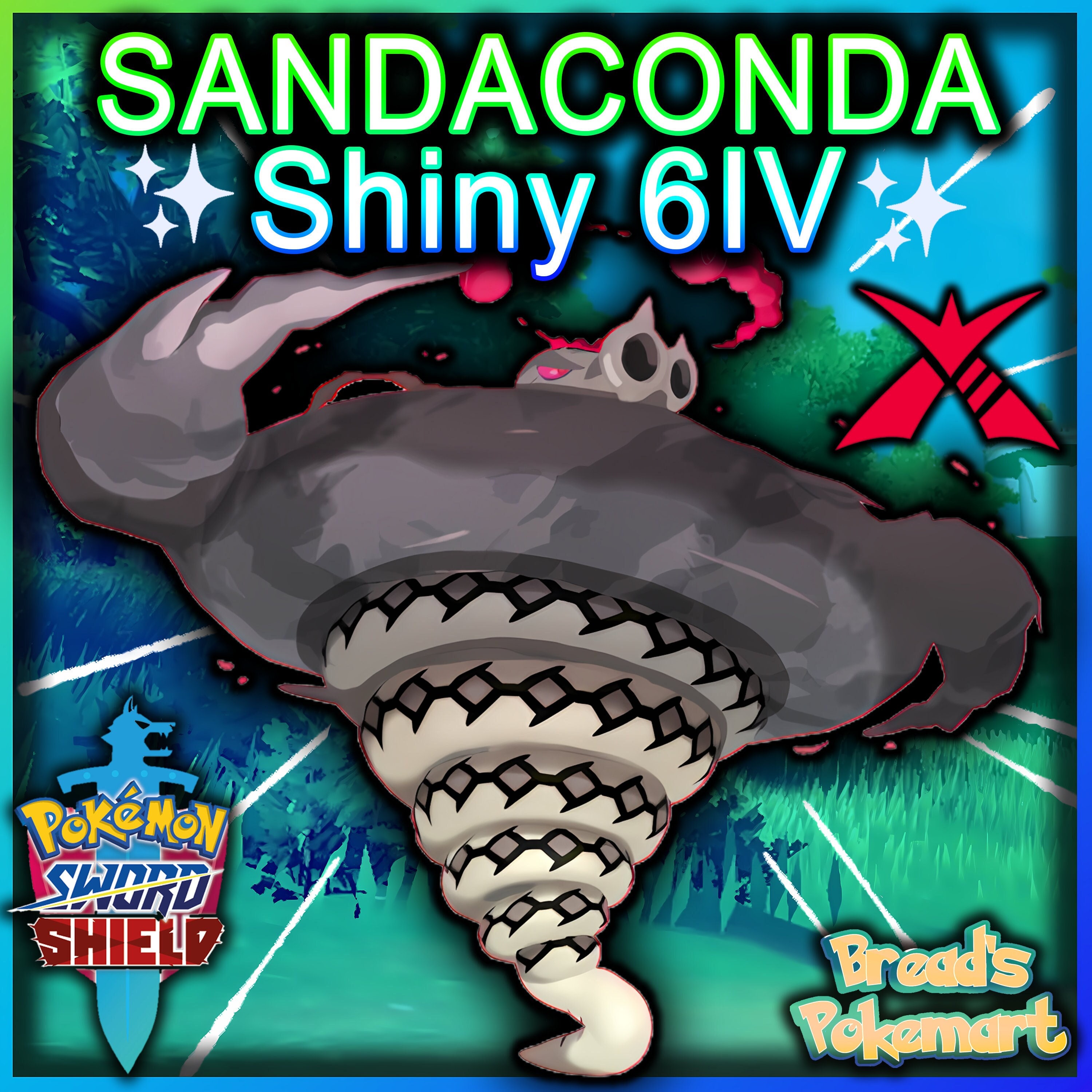 Ultra SHINY 6IV MILCERY // Pokemon Sword and Shield // Lv1 // -  Sweden