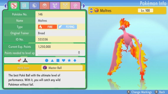 Moltres  Pokédex