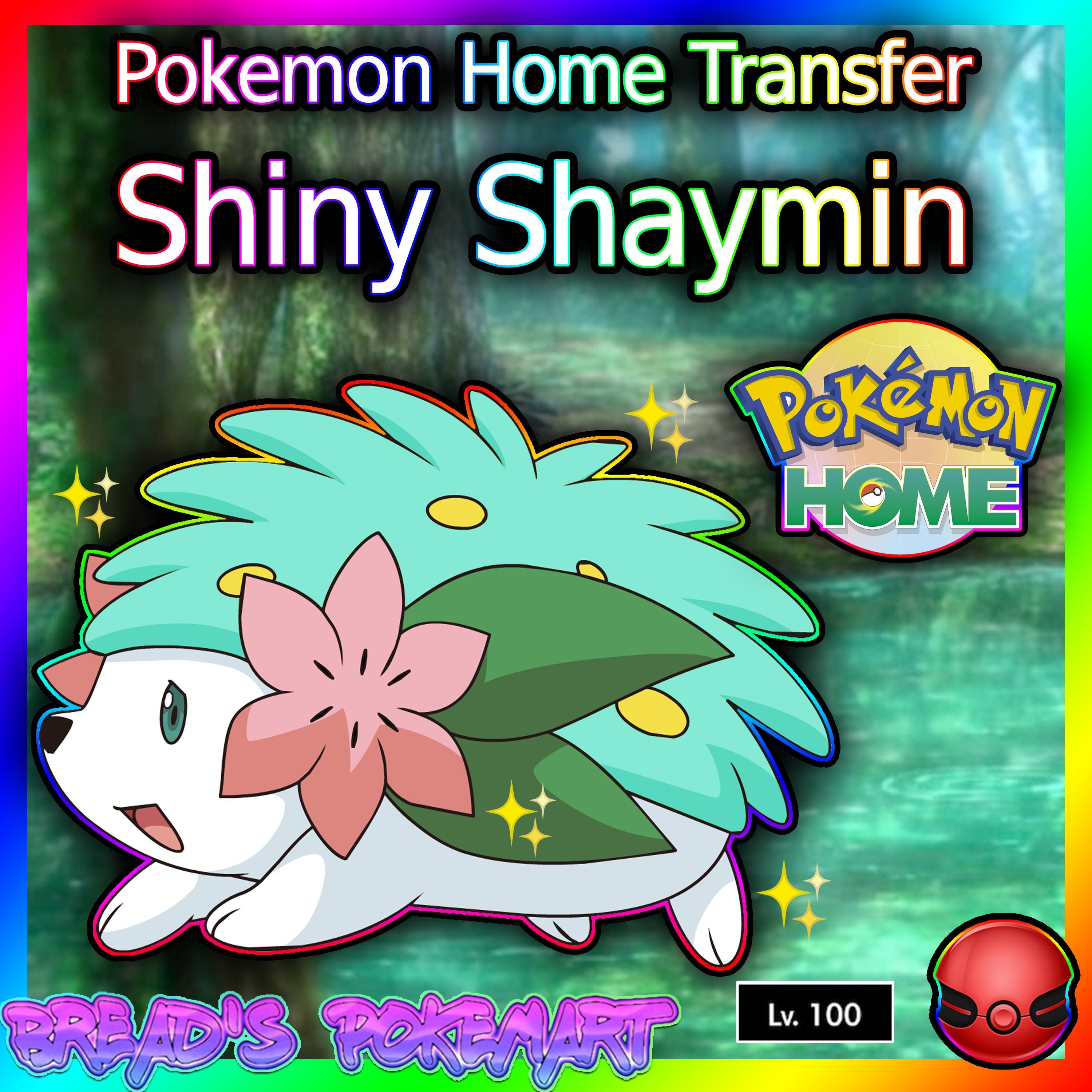 Pokemon Home // Ultra Shiny SHAYMIN 6IV Mythical Event // -  Sweden