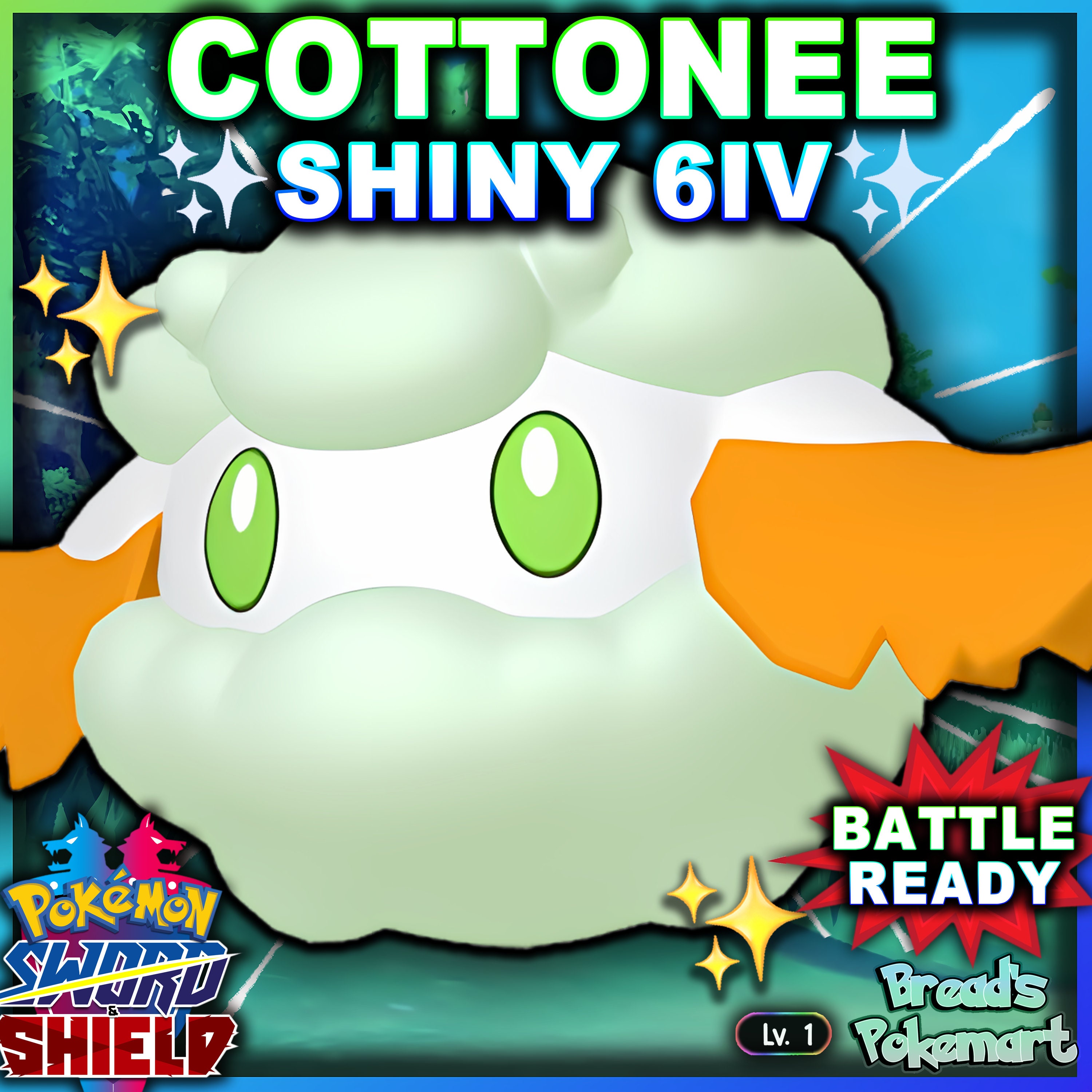 6IV Ultra Shiny Spiritomb Pokemon Sword and Shield (Square Shiny)