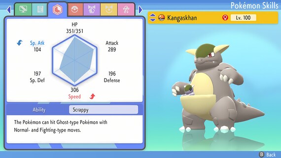 Shiny KANGASKHAN 6IV / Pokemon Brilliant Diamond and Shining -  Israel