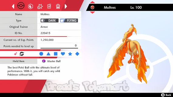 🌟Zapdos Shiny non shiny Best Stats Pokemon Sword and Shield Home