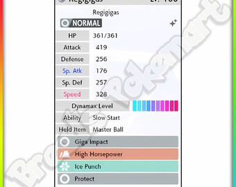 Pokemon 8486 Mega Regigigas Pokedex: Evolution, Moves, Location, Stats