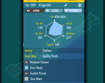 KINGAMBIT SHINY 6IV Any Item Ready for Competitive Battle -  Sweden