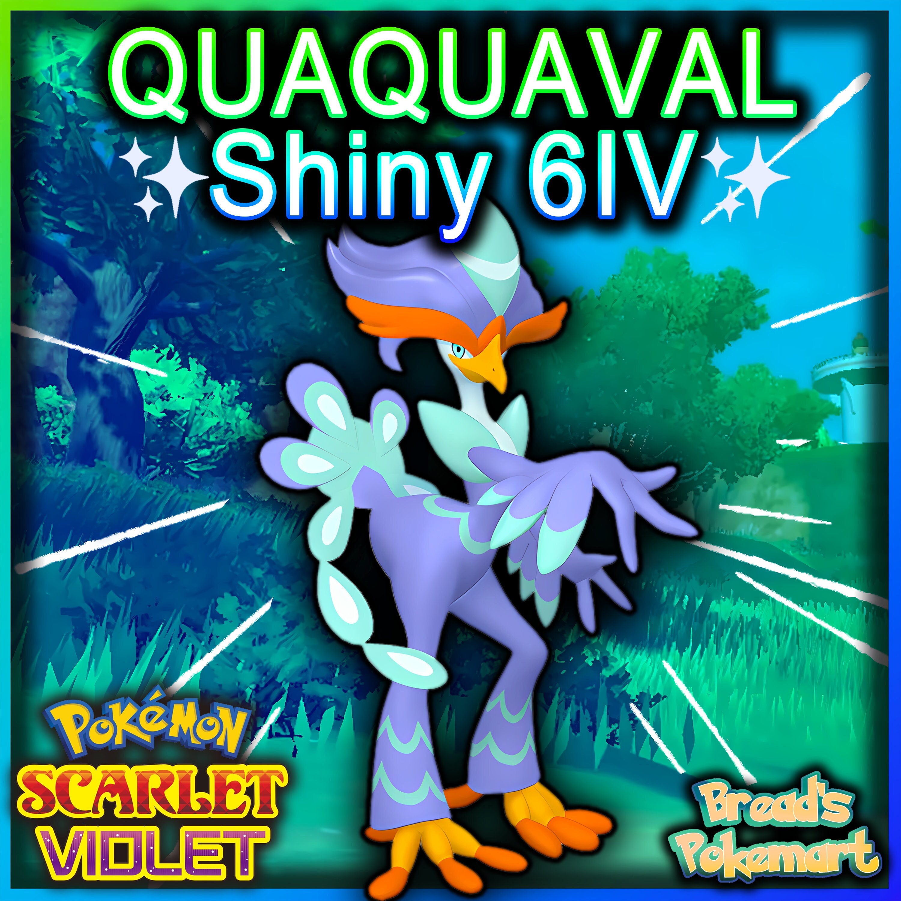 Pokemon Scarlet and Violet LEAFEON Shiny 6IV / Competitive Set -   Portugal