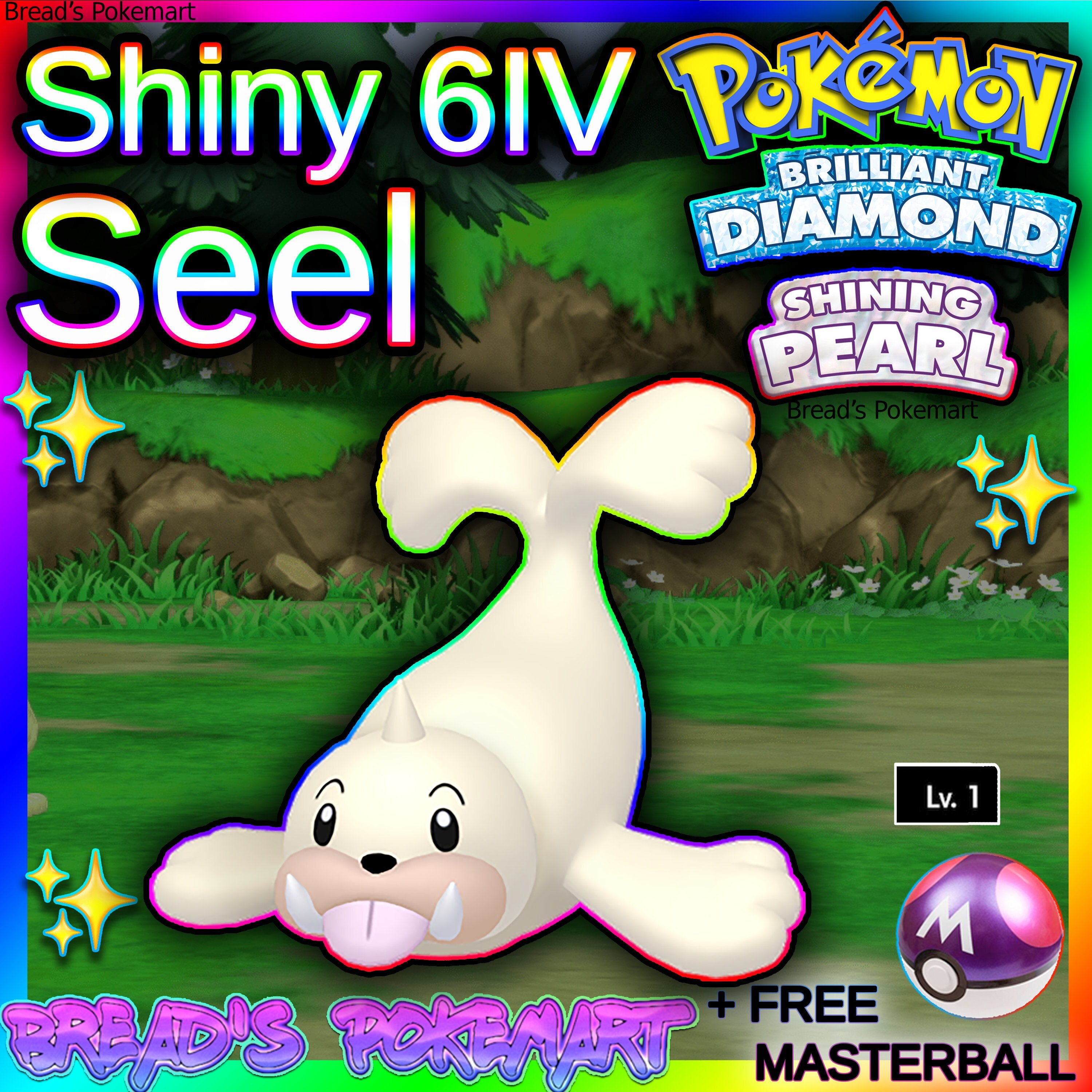 Pokemon SHINY PHIONE 6iv (Brilliant Diamond, Shining Pearl)