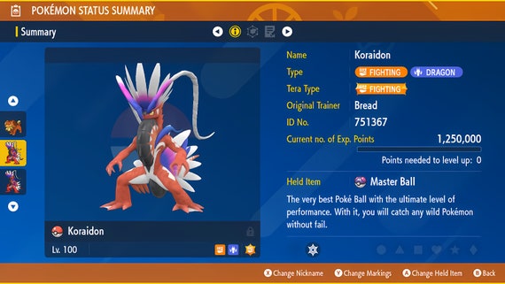 Miraidon  Pokédex