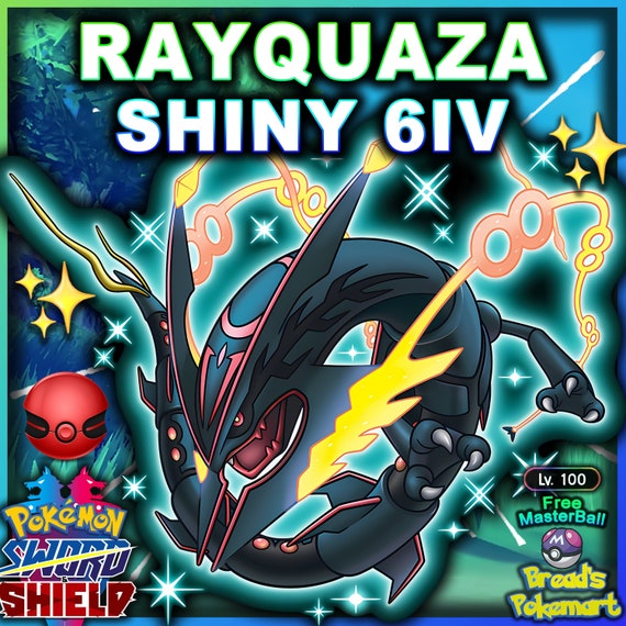 Ultra Shiny 6IV RAYQUAZA / Pokemon Sword and Shield / Hoenn 