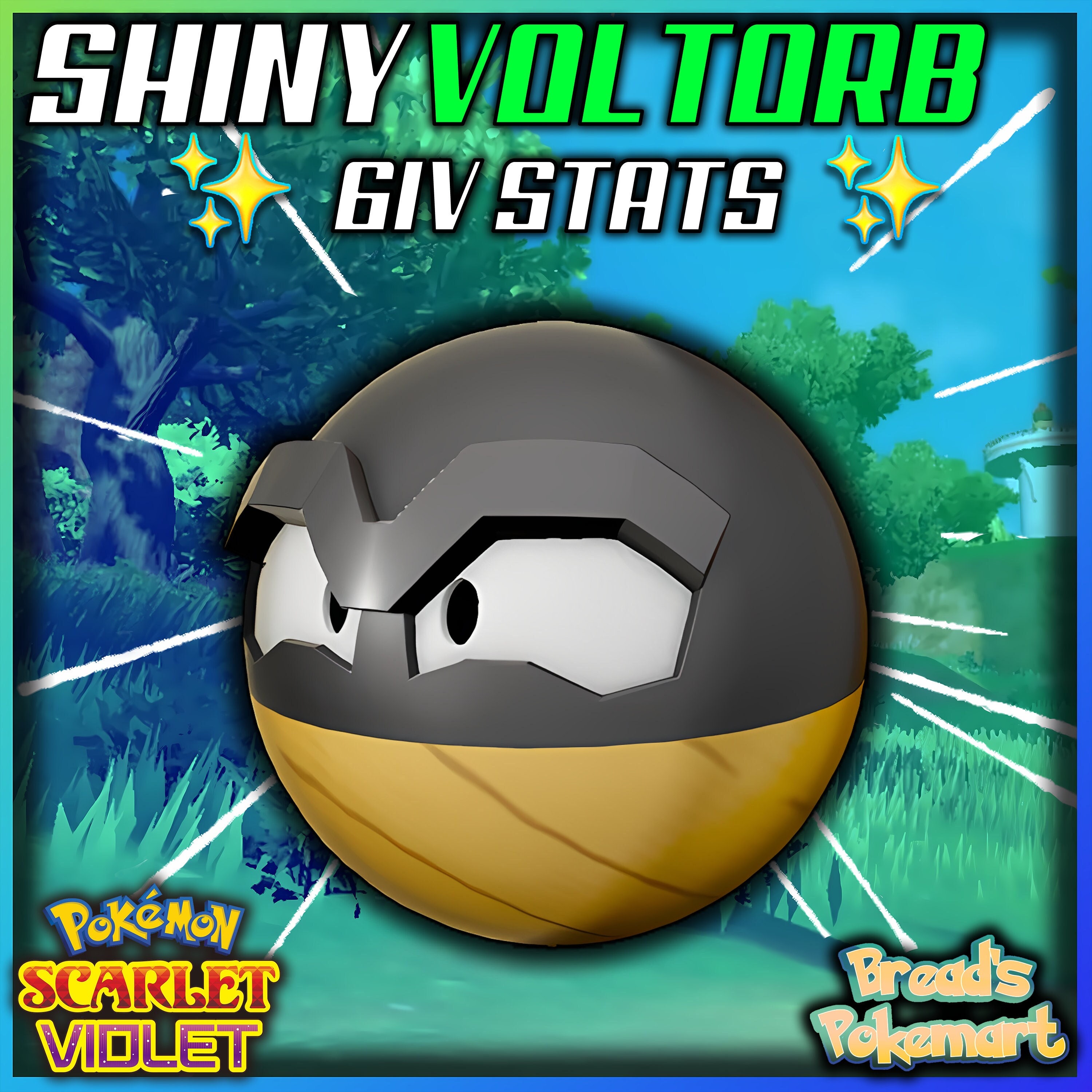 Voltorb Hisuian Shiny 6IV // Pokemon Scarlet & Violet // EV -  Hong Kong