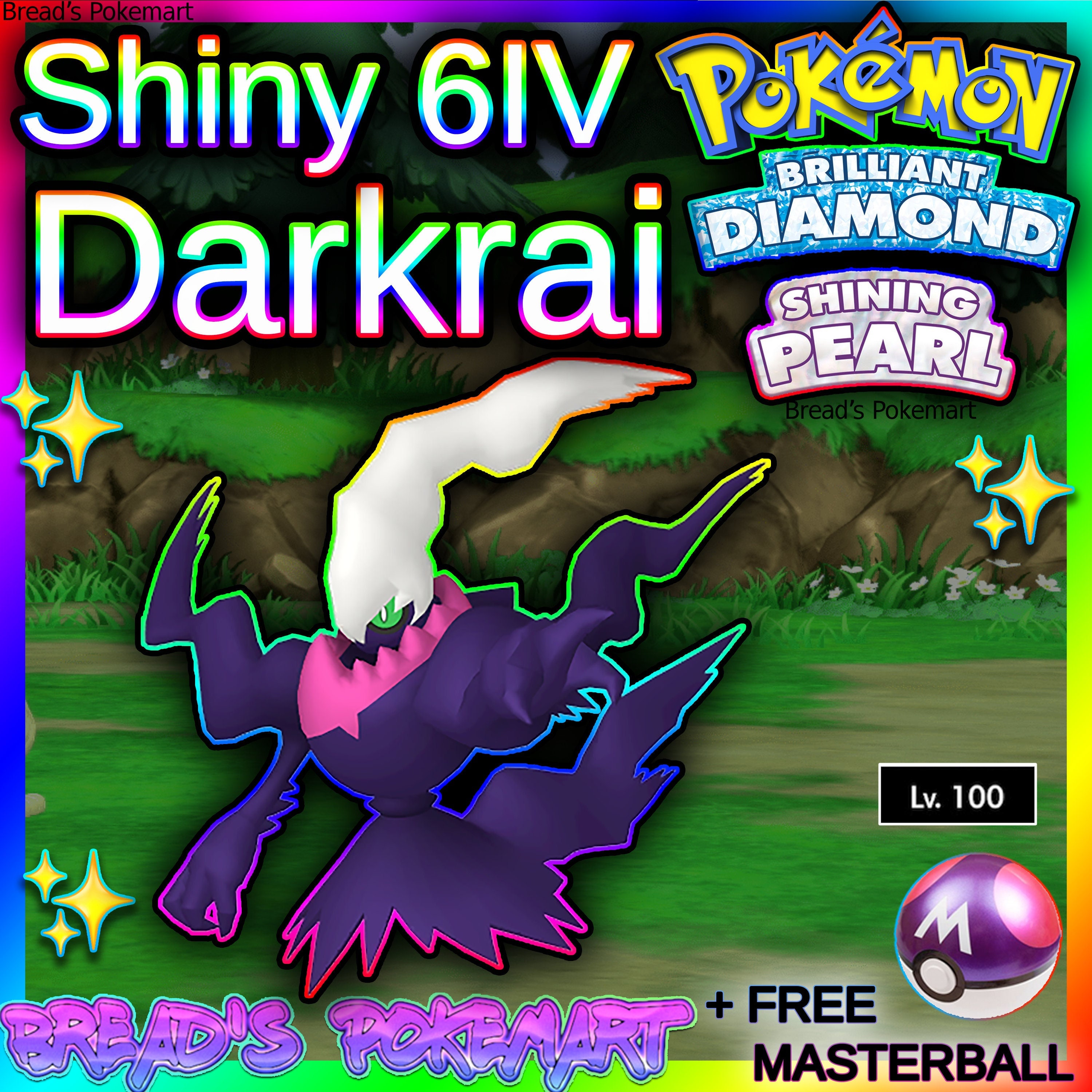 Base Sinnoh Pokedex Shiny 6IV Max Stats Pokemon Brilliant Diamond Shining  Pearl