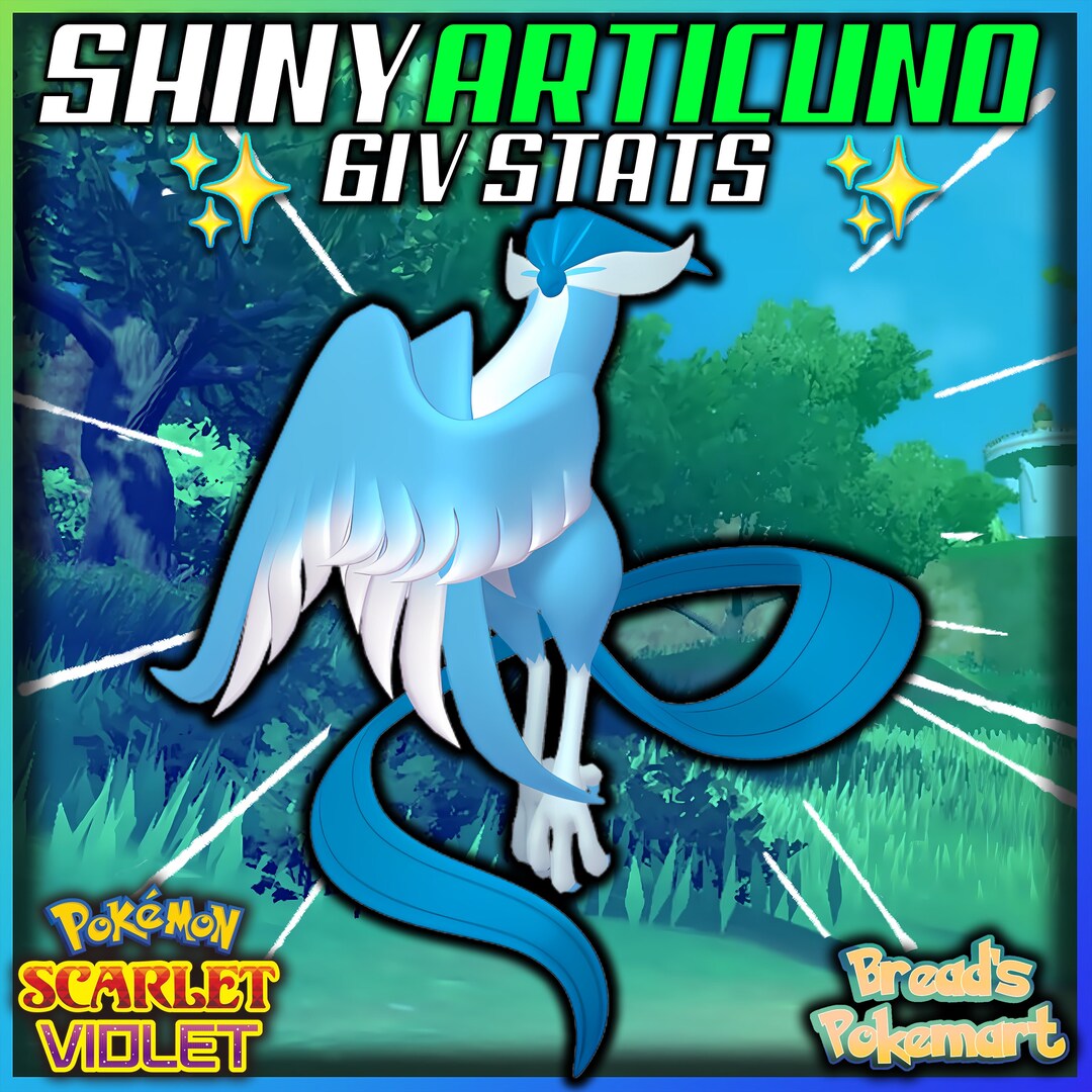 Shiny/non-shiny Articuno 6IV Pokémon Scarlet/violet 100% -  Hong Kong