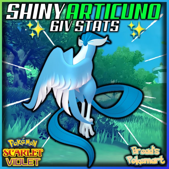 Articuno Shiny 6IV // Pokemon Scarlet & Violet // EV Trained -  Portugal