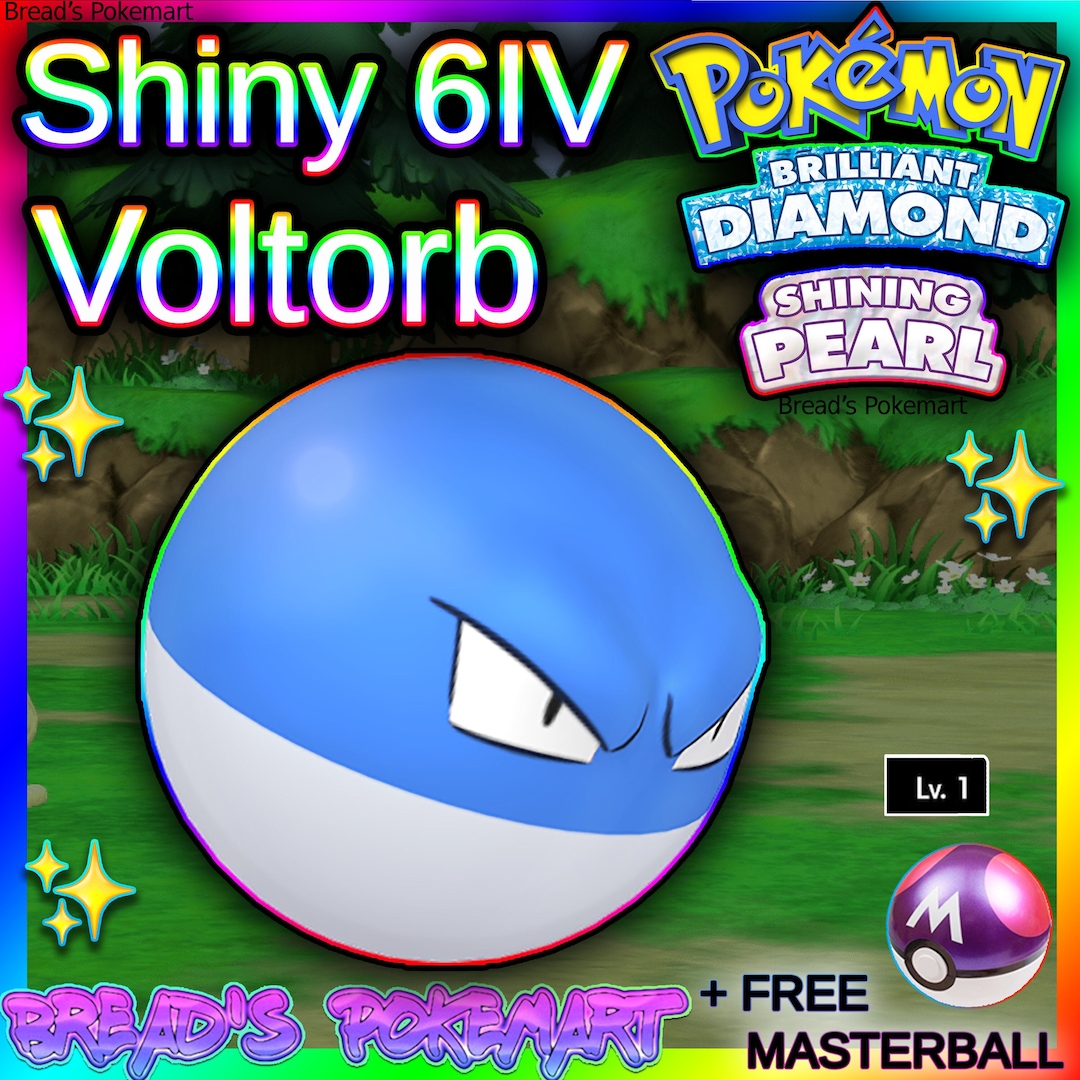 Pokemon Voltorb Shiny Custom toy figure