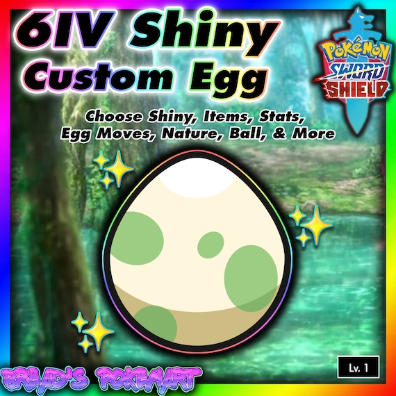 Pokemon Sword and Shield Shiny Mimikyu 6IV-EV Trained