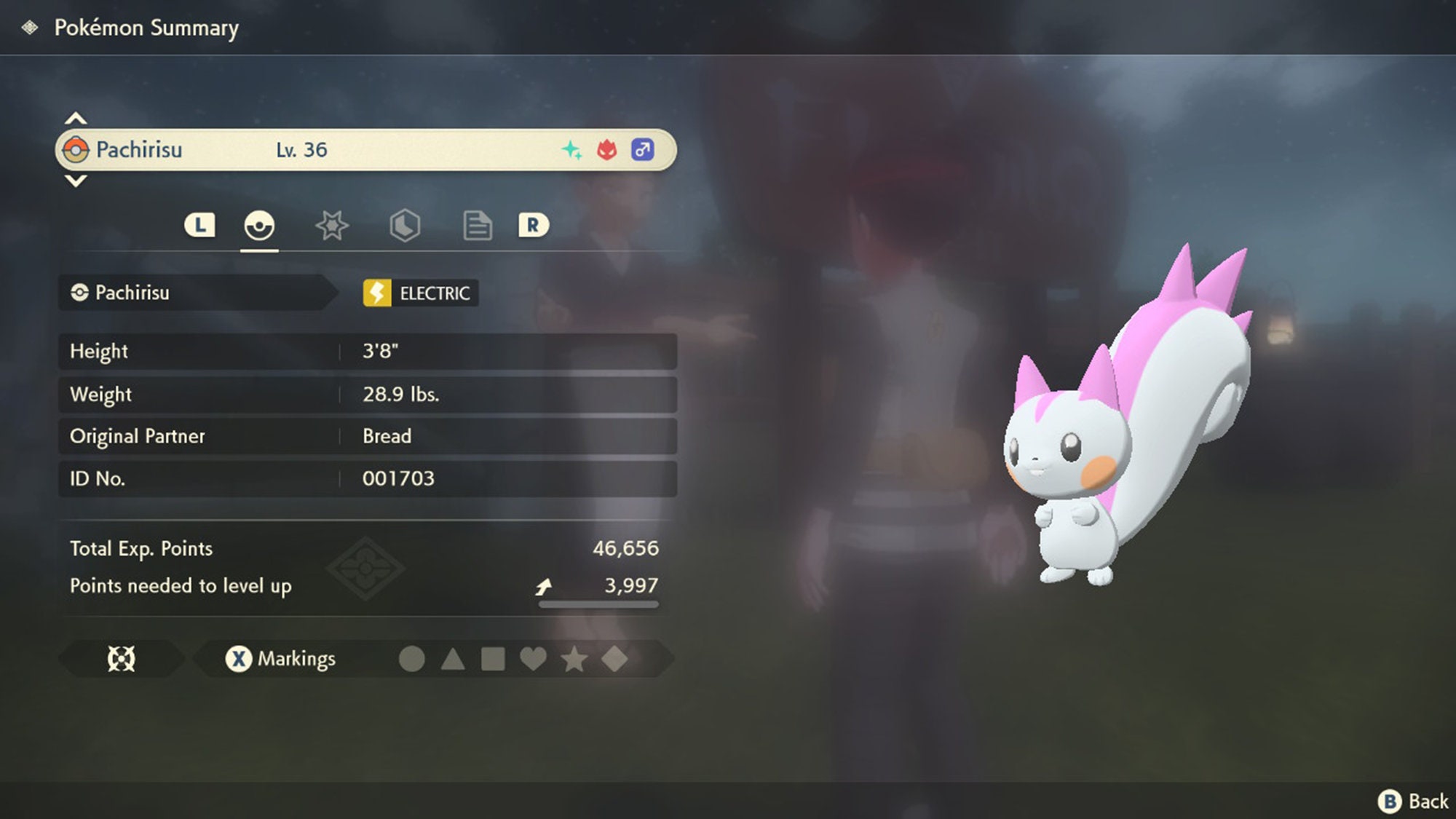 PACHIRISU Shiny 6IV / Pokemon Scarlet and Violet / Competitive 