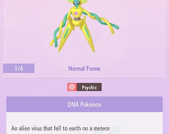 4x Deoxys ✨ SHINY 6IV ✨ Pokemon HOME Transfer - All Mythical Forms Atk,  Spe, Def