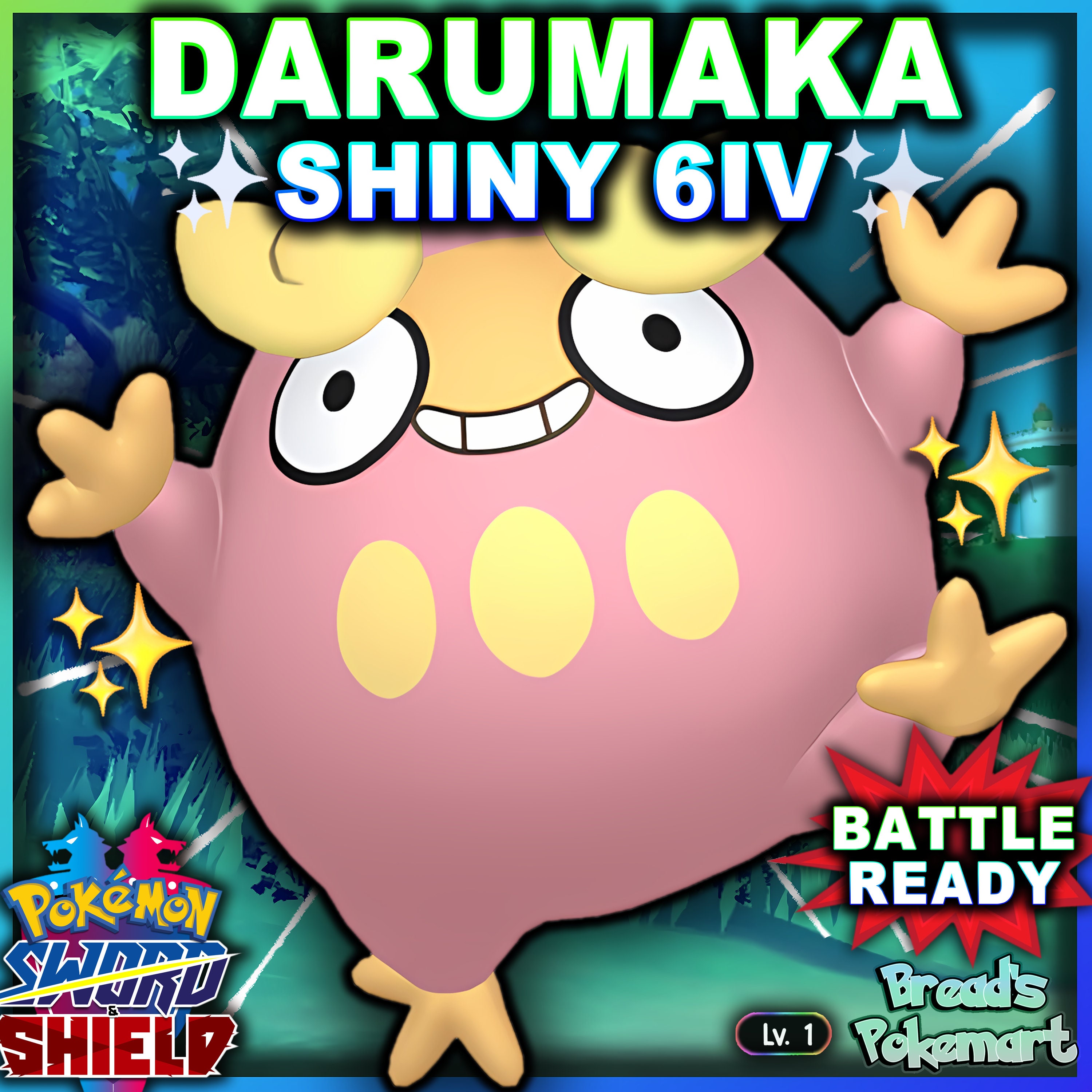 Ultra SHINY 6IV MILCERY // Pokemon Sword and Shield // Lv1