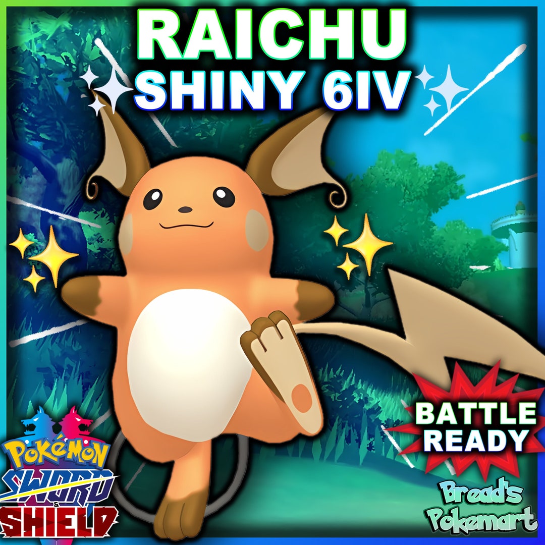 Shiny RAICHU 6IV / Pokemon Brilliant Diamond and Shining Pearl