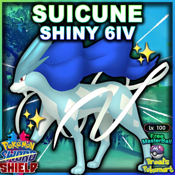 Pokemon Sword and Shield Shiny Raikou 6IV-EV Trained