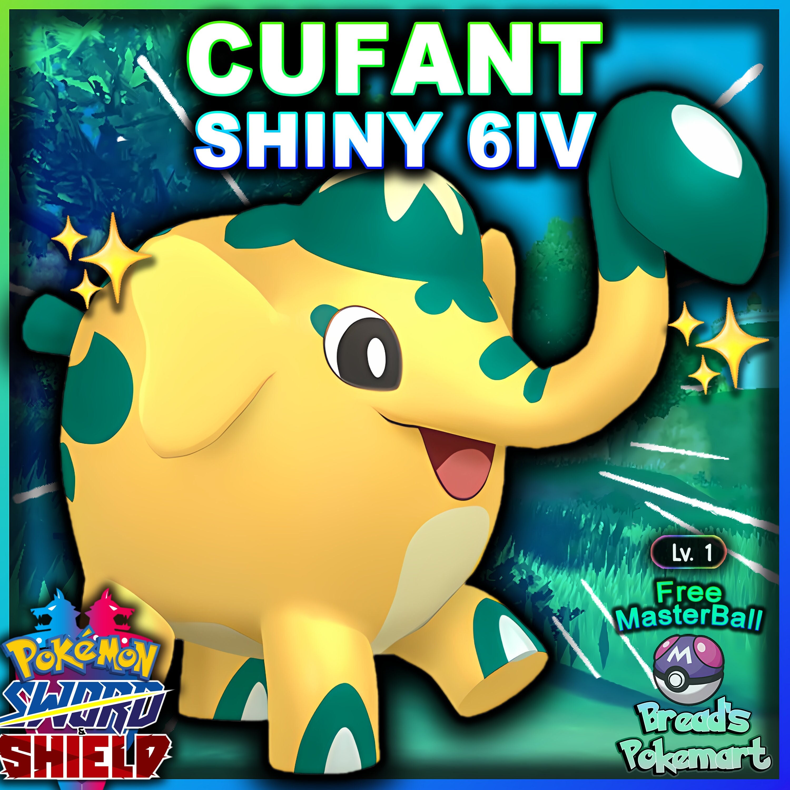 Pokemon Sword and Shield // Ultra Shiny ZACIAN (Instant Download) 