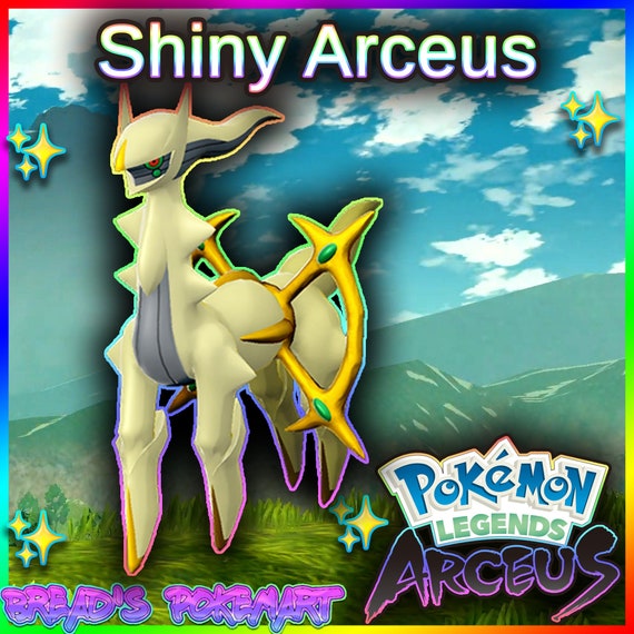 Shiny 6IV Max Stats Arceus in all forms Bundle for Pokemon