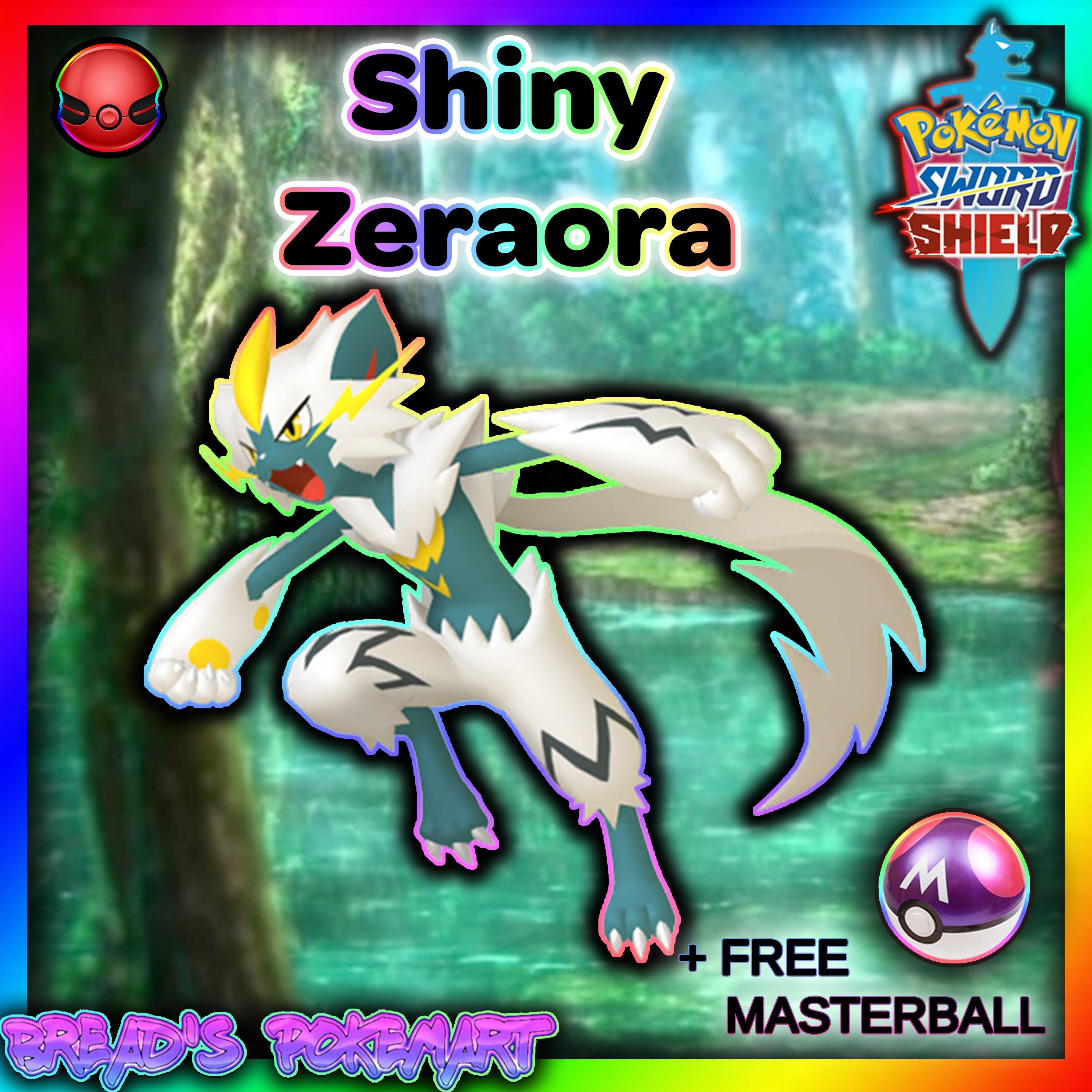 The Mythical Pokémon Zeraora has been discovered in the world of