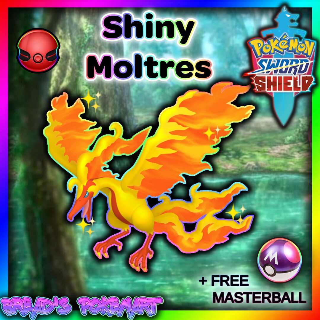 Shiny Moltres Zapdos Articuno 6IV Event Pokemon / Pokemon 