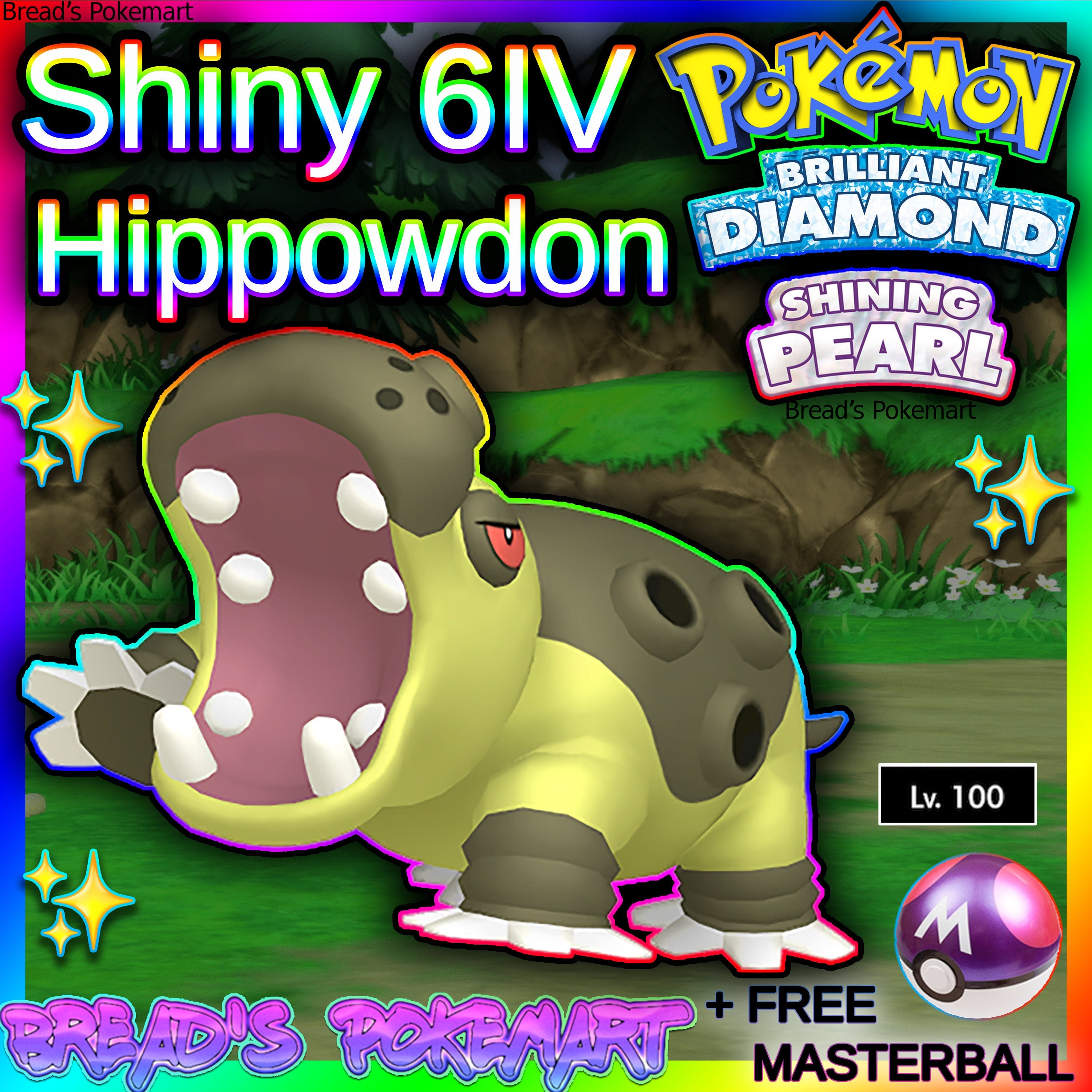 Pokemon Brilliant Diamond Shining Pearl BDSP Starters Shiny 6IV Custom  Trading