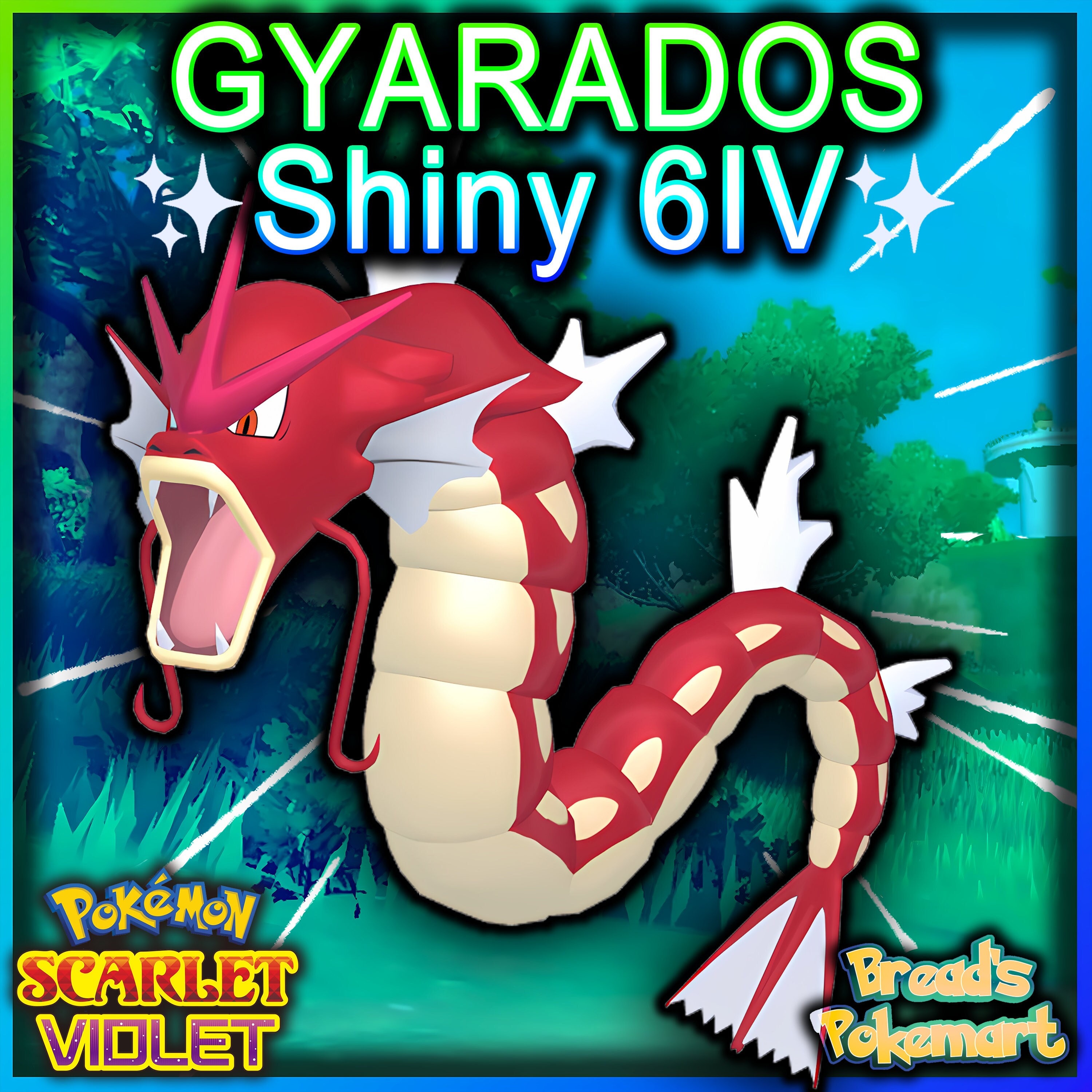 Pokemon Scarlet and Violet Marked Shiny Magikarp 6IV-EV Trained