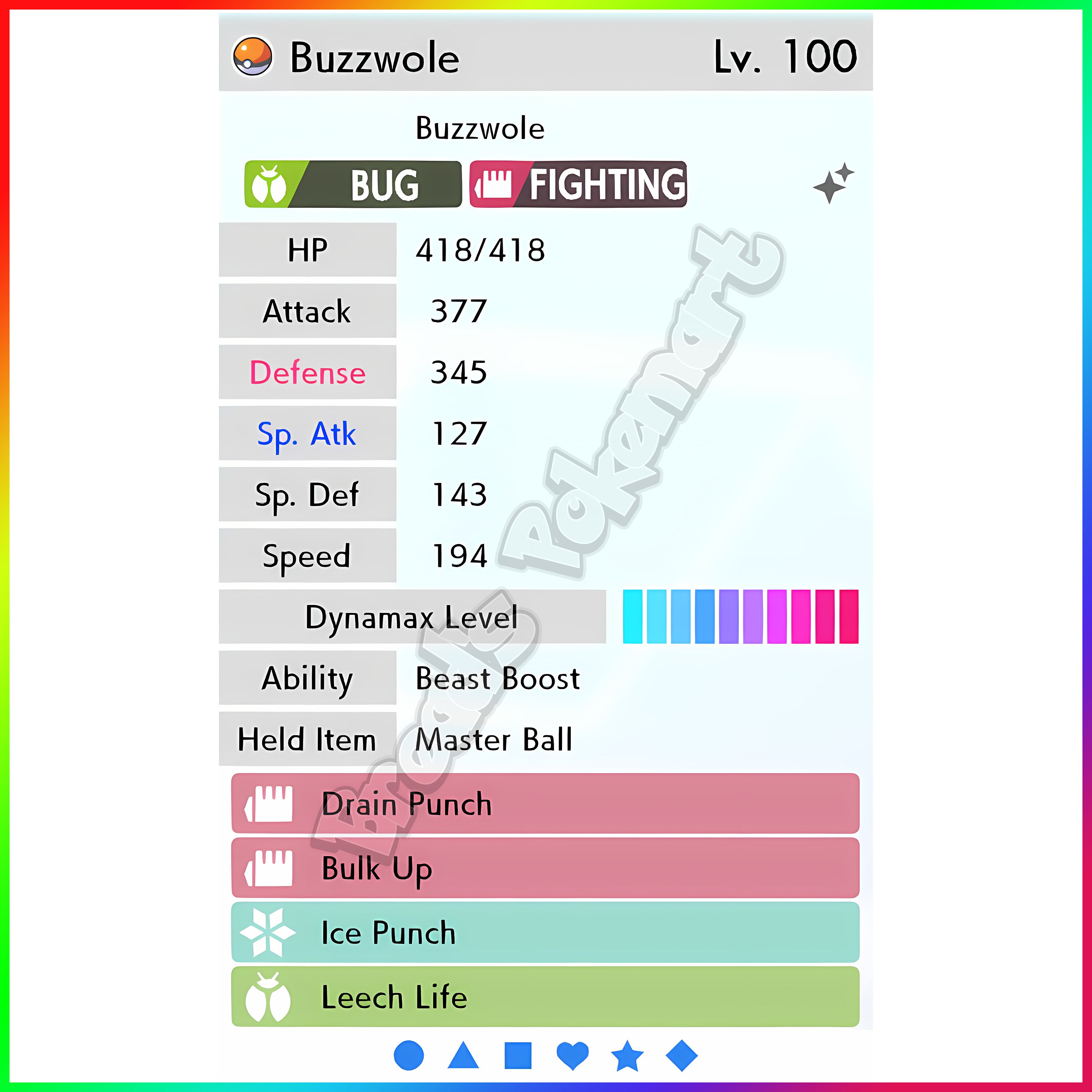 ULTRA SHINY 6IV BUZZWOLE, Pokemon Sword and Shield, MAX STATS Fast  Delivery