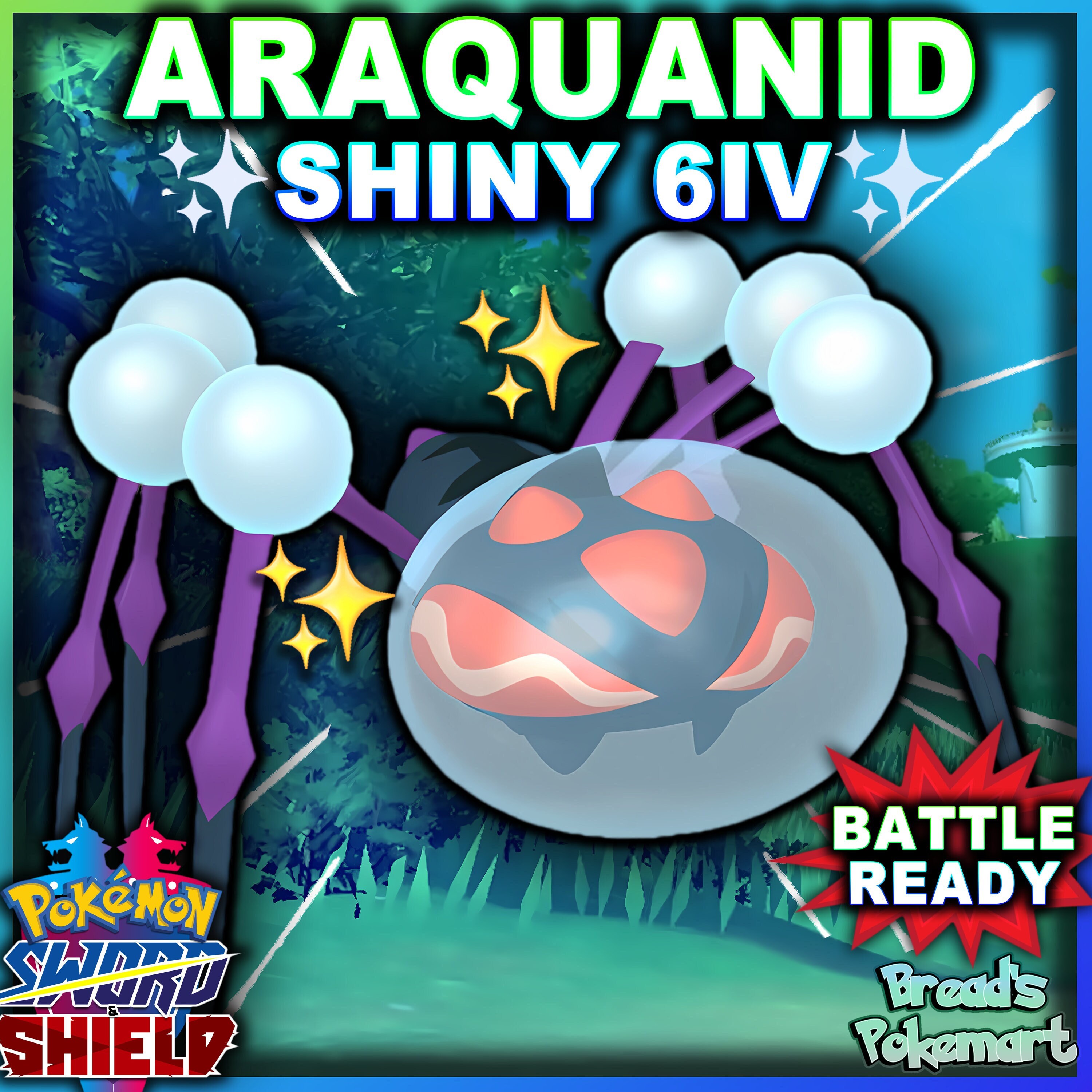 Pokemon Sword and Shield Ultra Beast Bundle 6IV-EV Trained