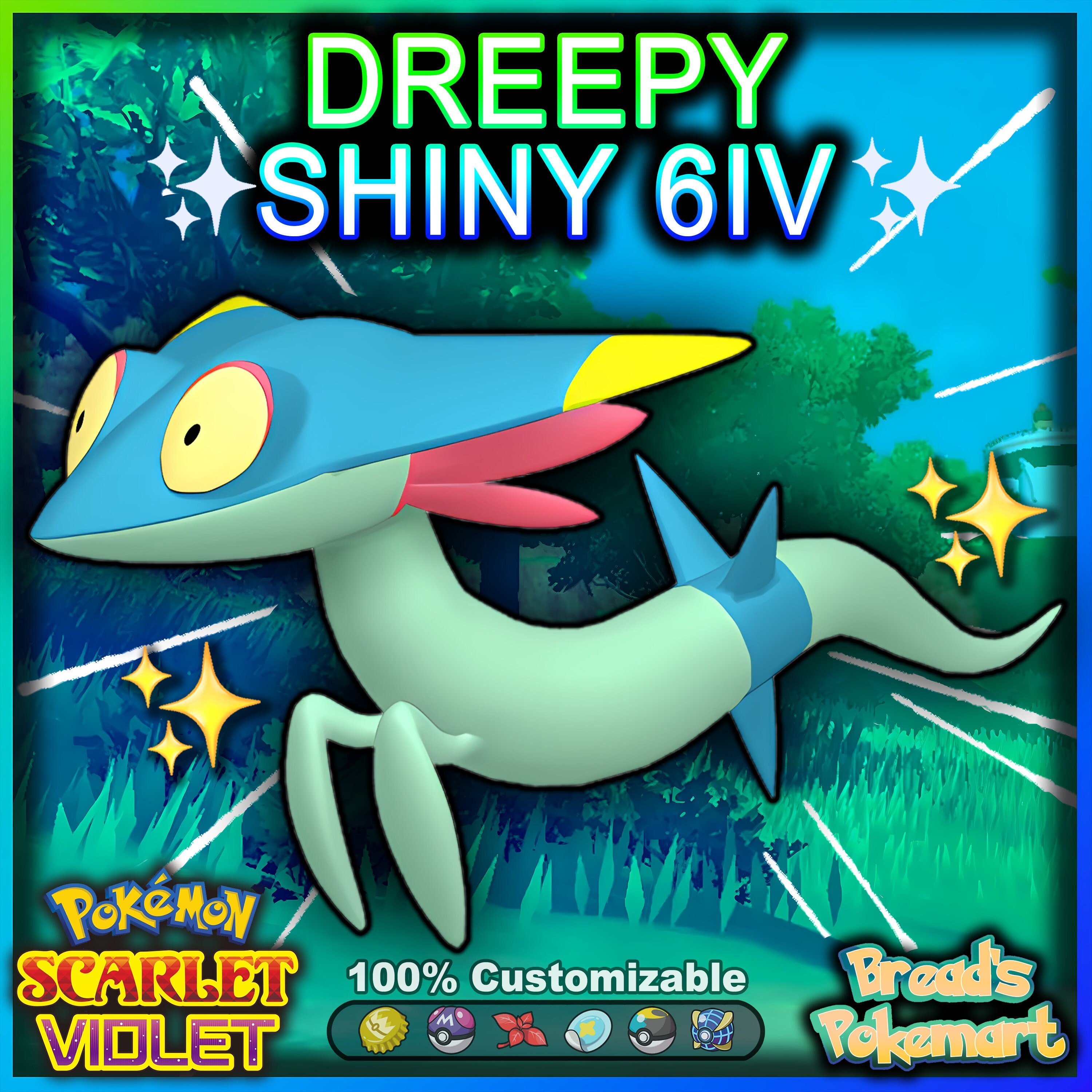 DEINO Shiny 6IV / Pokemon Scarlet and Violet / lv1 Ready to -  Portugal