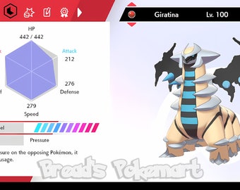Ultra Shiny 6IV GIRATINA / Pokemon Sword and Shield / Sinnoh 