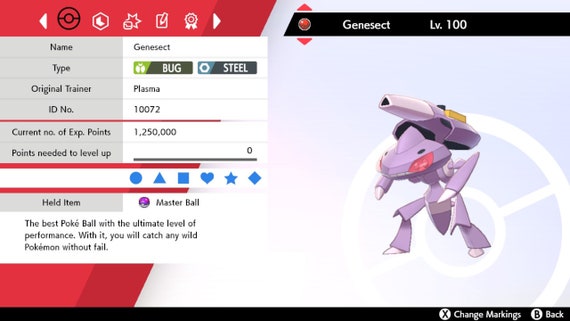 Mythical Genesect (Burn Drive) Service - Pokemon GO Account Service