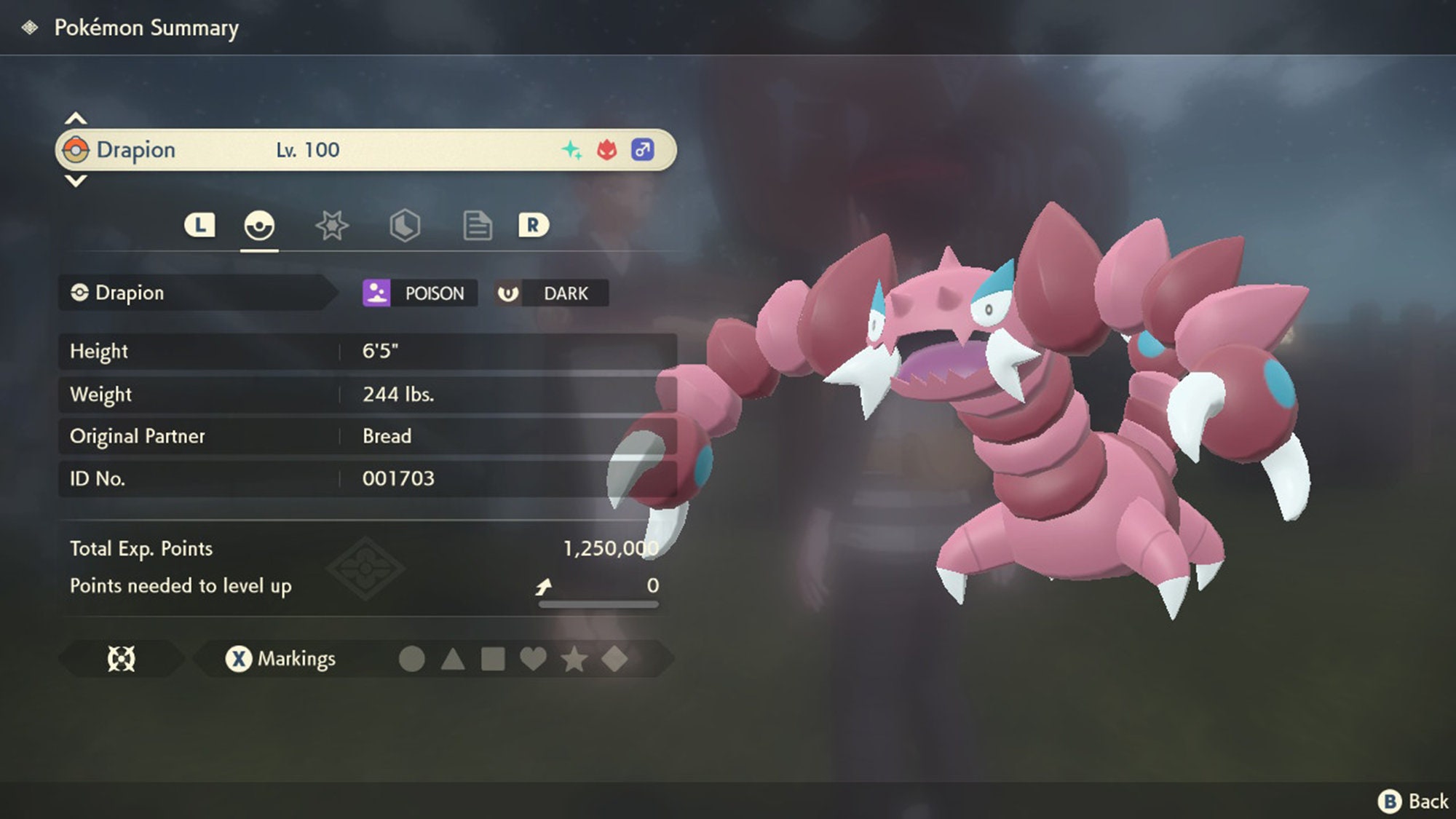 Shiny Drapion alpha best Stats // Pokemon Legends Arceus Etsy