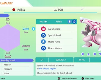 Ultra Shiny Palkia - Game Items - Gameflip