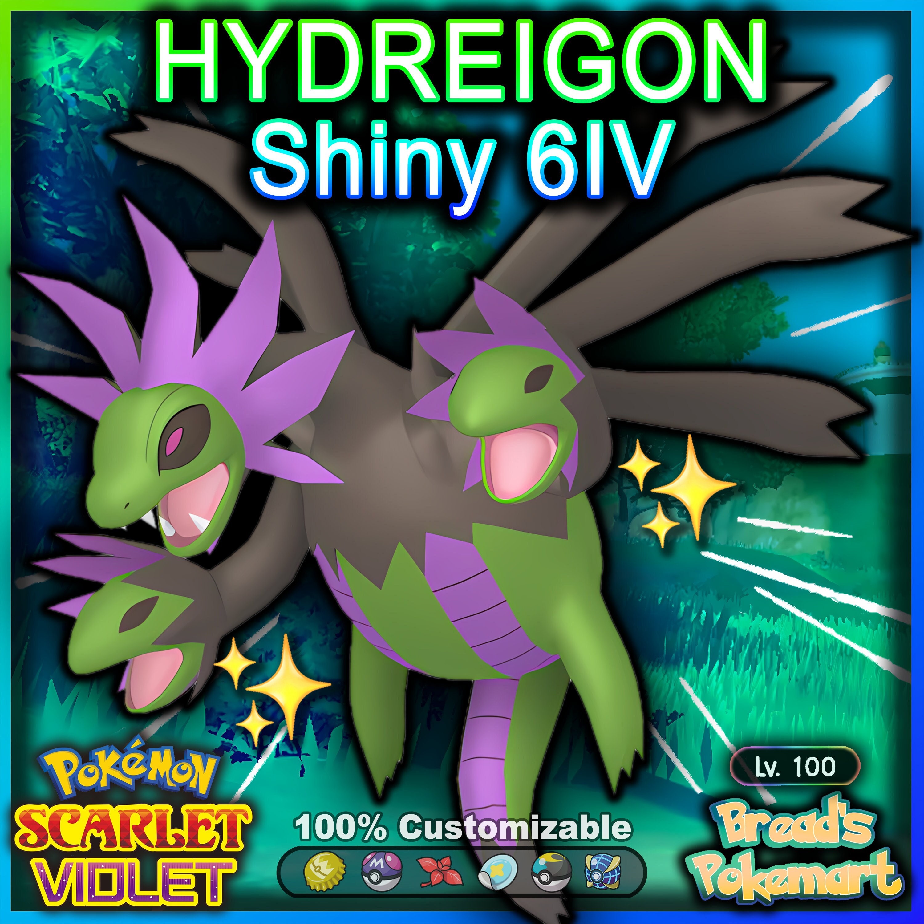 Hydreigon - Pokemon TCG - Dark Type/ Dragon Type