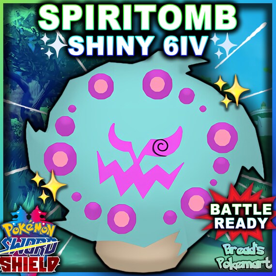 Pokemon Scarlet and Violet SPIRITOMB Shiny 6IV / Competitive 