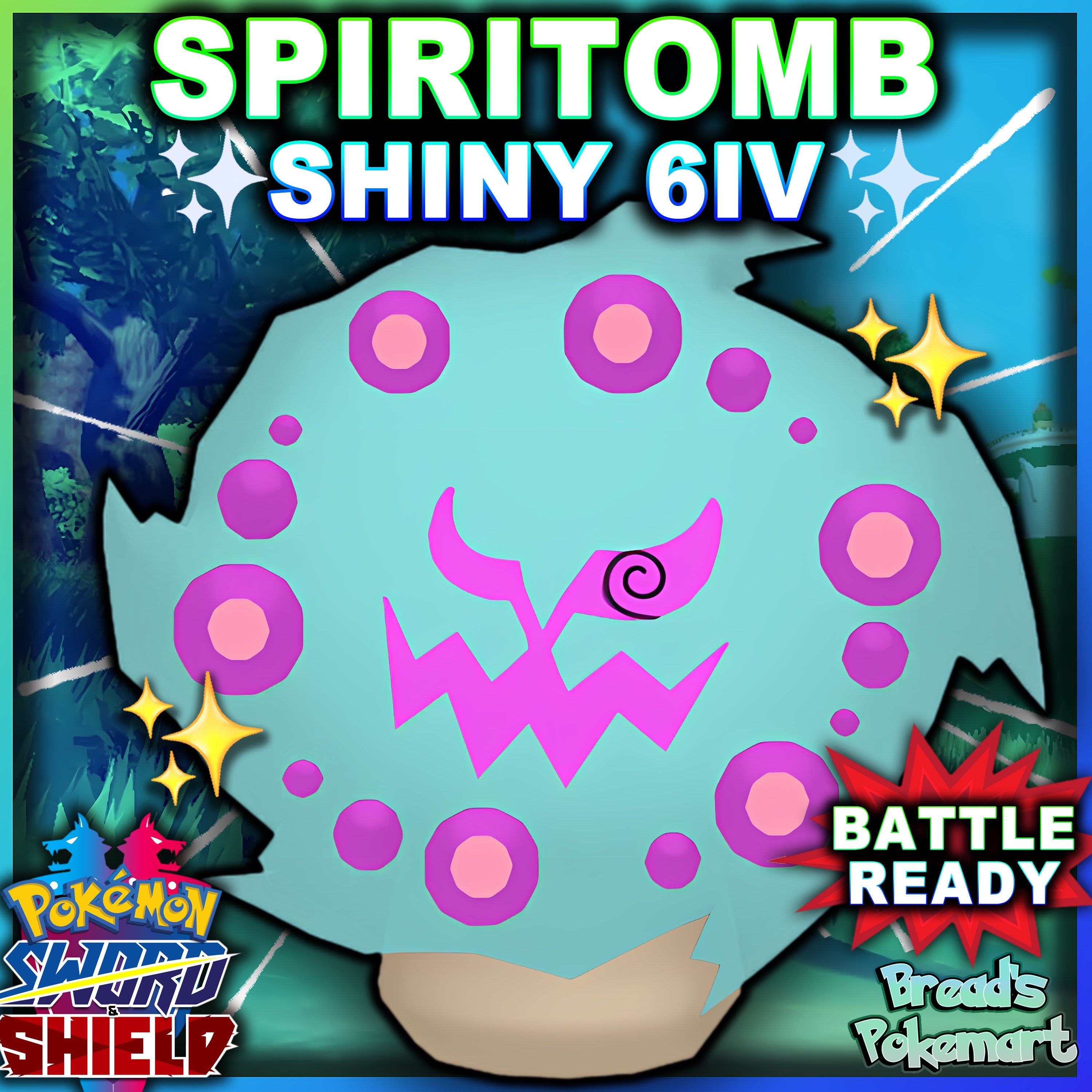 Shiny SPIRITOMB 6IV / Pokemon Brilliant Diamond and Shining -  Sweden